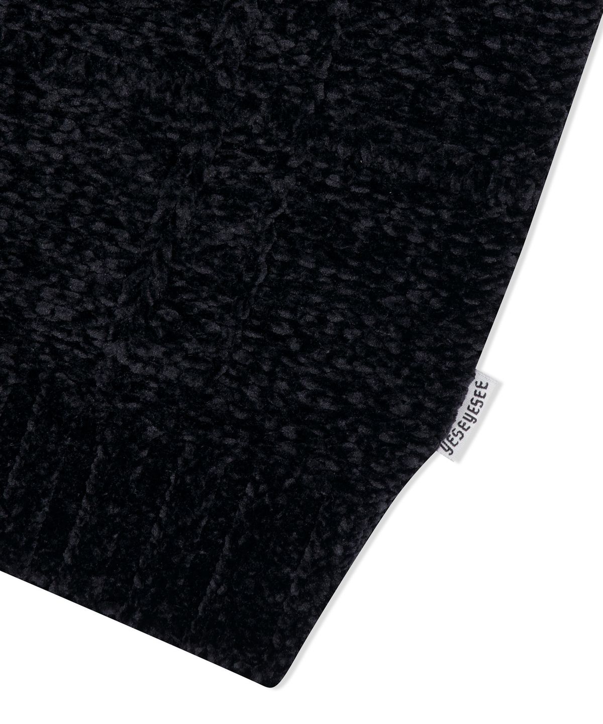예스아이씨(YESEYESEE) Grid Knit Cardigan Black