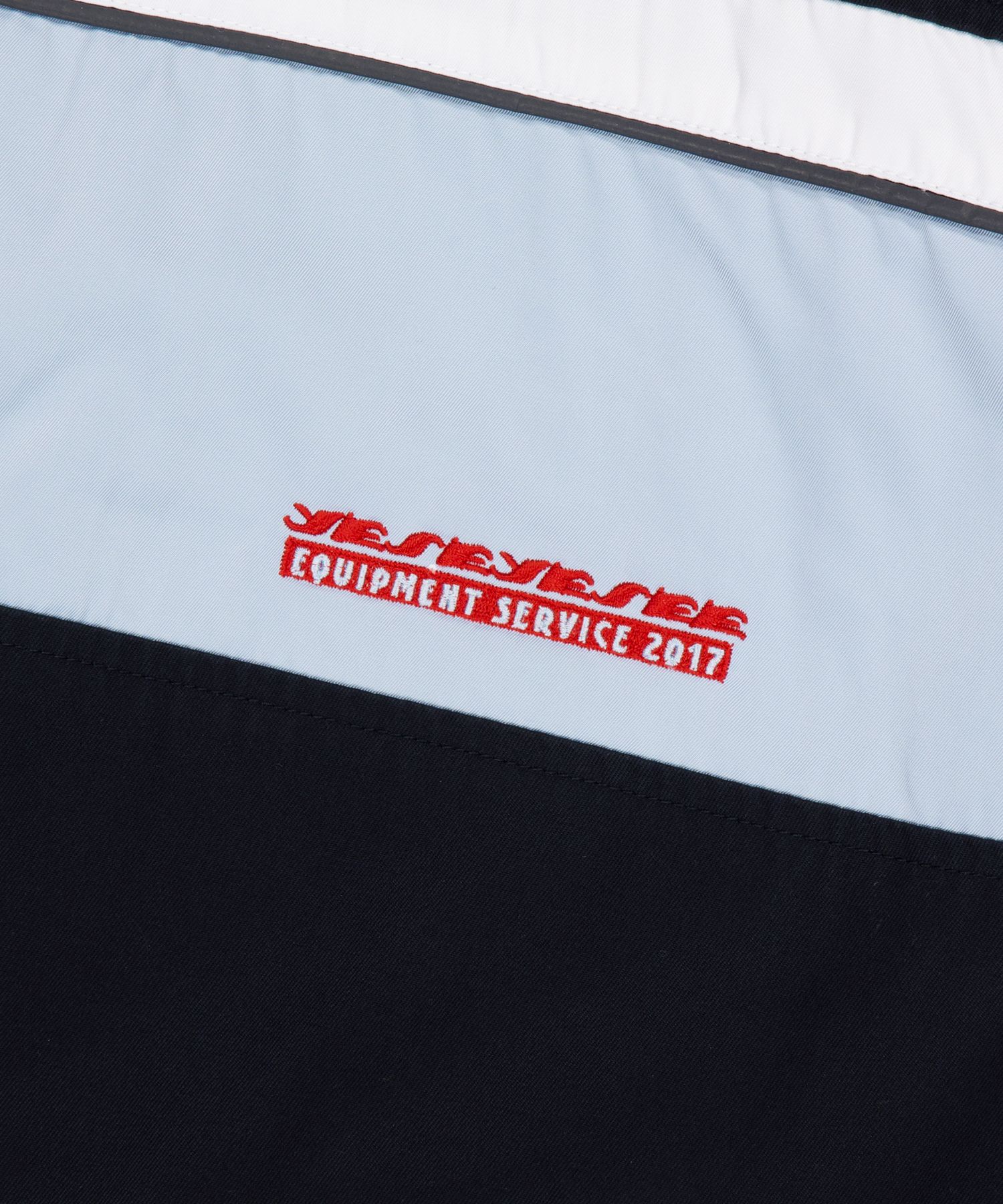 MUSINSA | YESEYESEE Wavy Logo Work Jacket Black