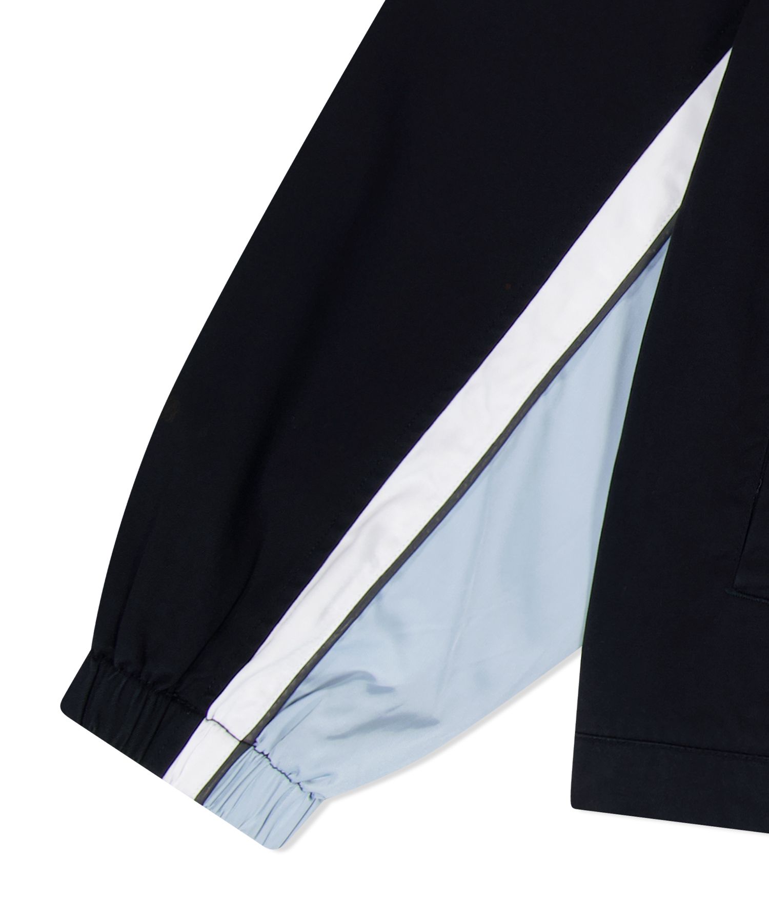 ◇YESEYESEE◇ Wavy Logo Work Jacket Black yeseyesee Wavy Logo Work Jacket - Black | International Store