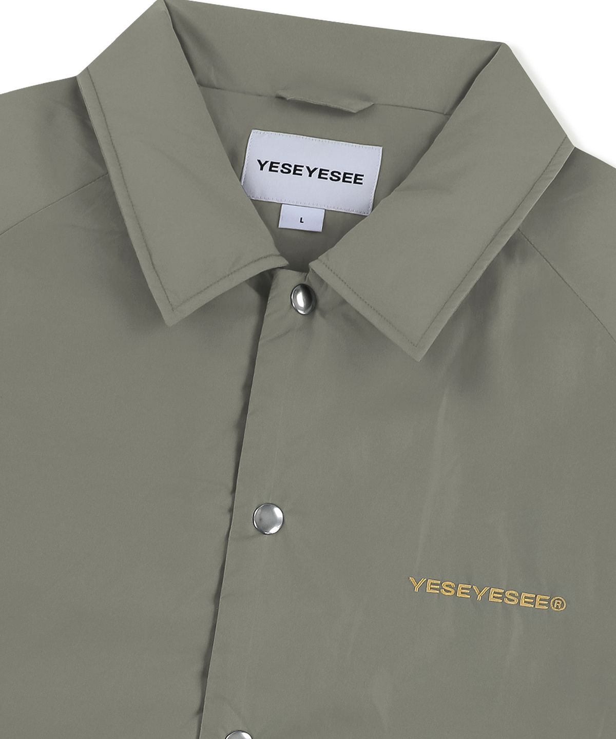 예스아이씨(YESEYESEE) Lined Stout Coach Jacket Grey
