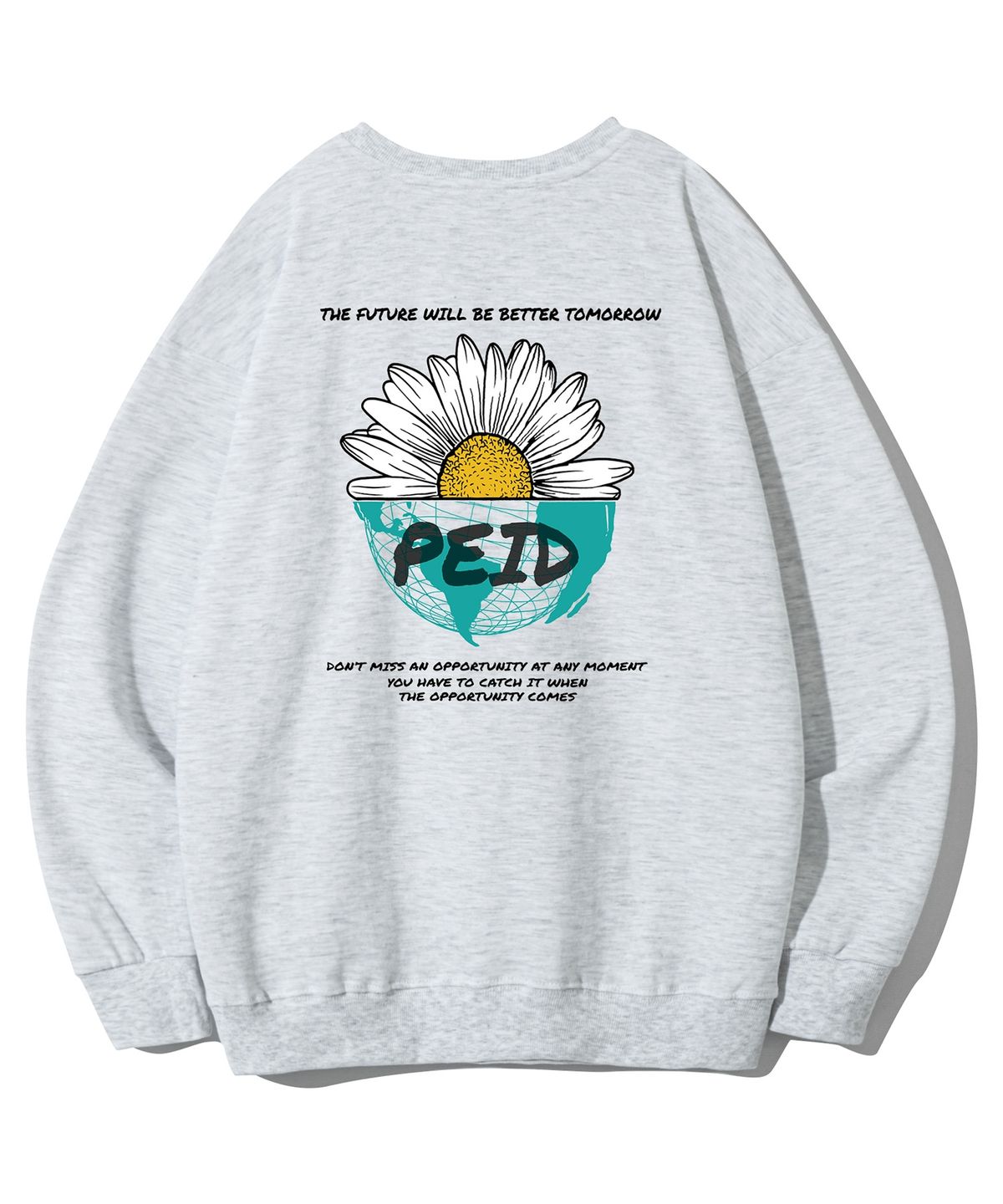 페이드(PEID) PD 하프 데이지 오버핏 맨투맨 2Color