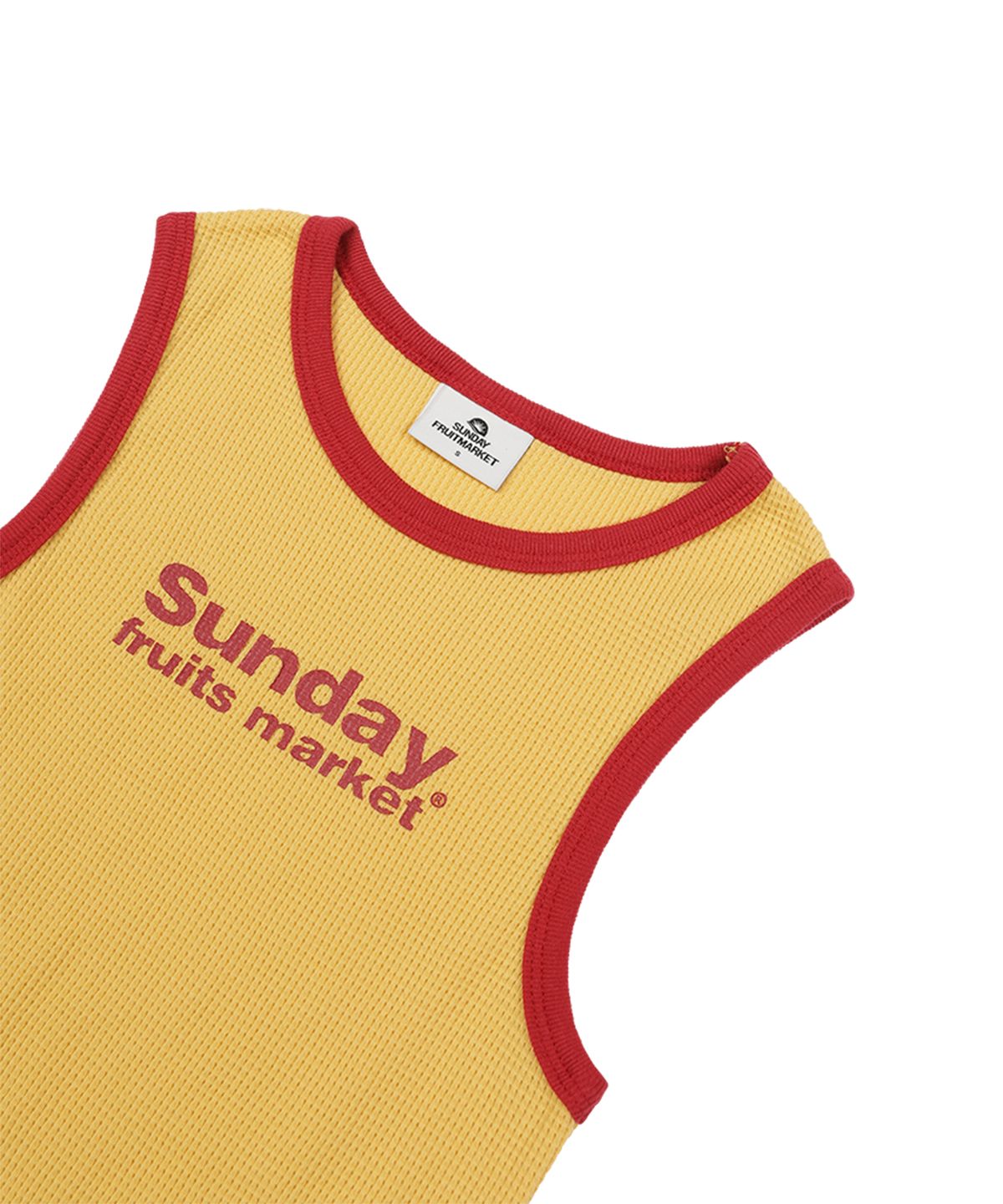 선데이후르츠마켓(SUNDAY FRUIT MARKET) W)SUNDAY MARKET SLEEVELESS YELLOW