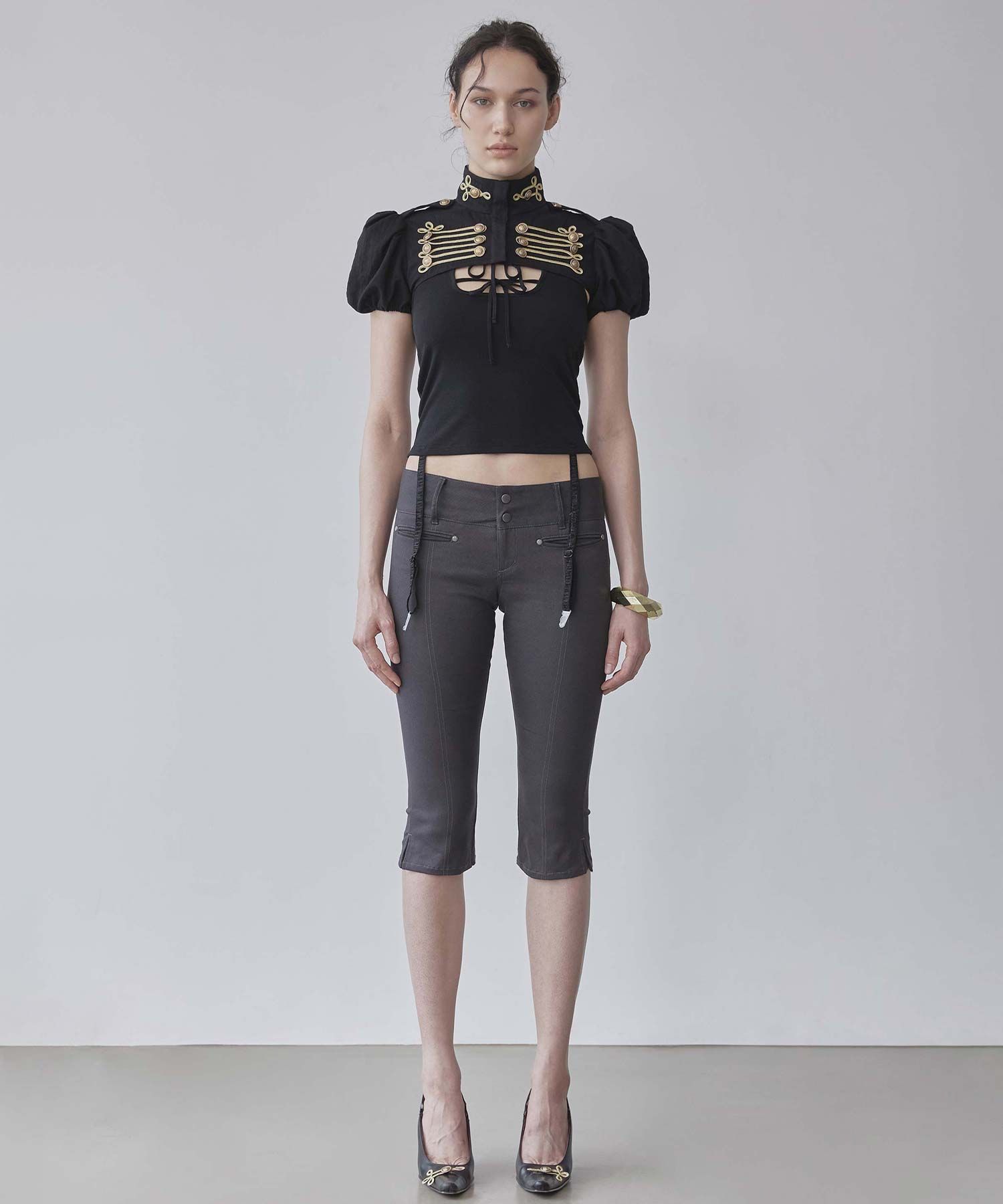 パンツ Sculptor 90s Cotton Capri Pant 스컬프터(SCULPTOR) 90s Cotton Capri Pants Charcoal - 사이즈 & 후기