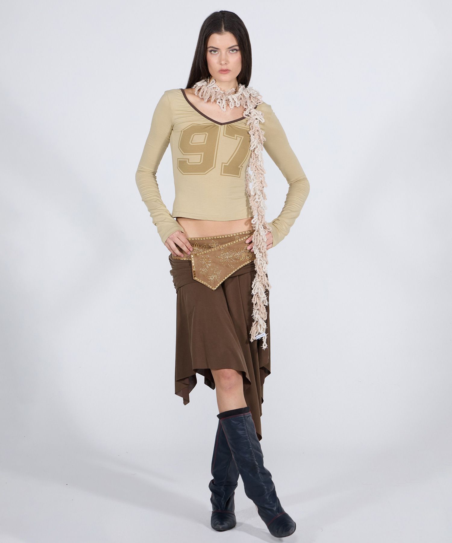 MUSINSA | SCULPTOR Scoop Back Strap Top Light Purple