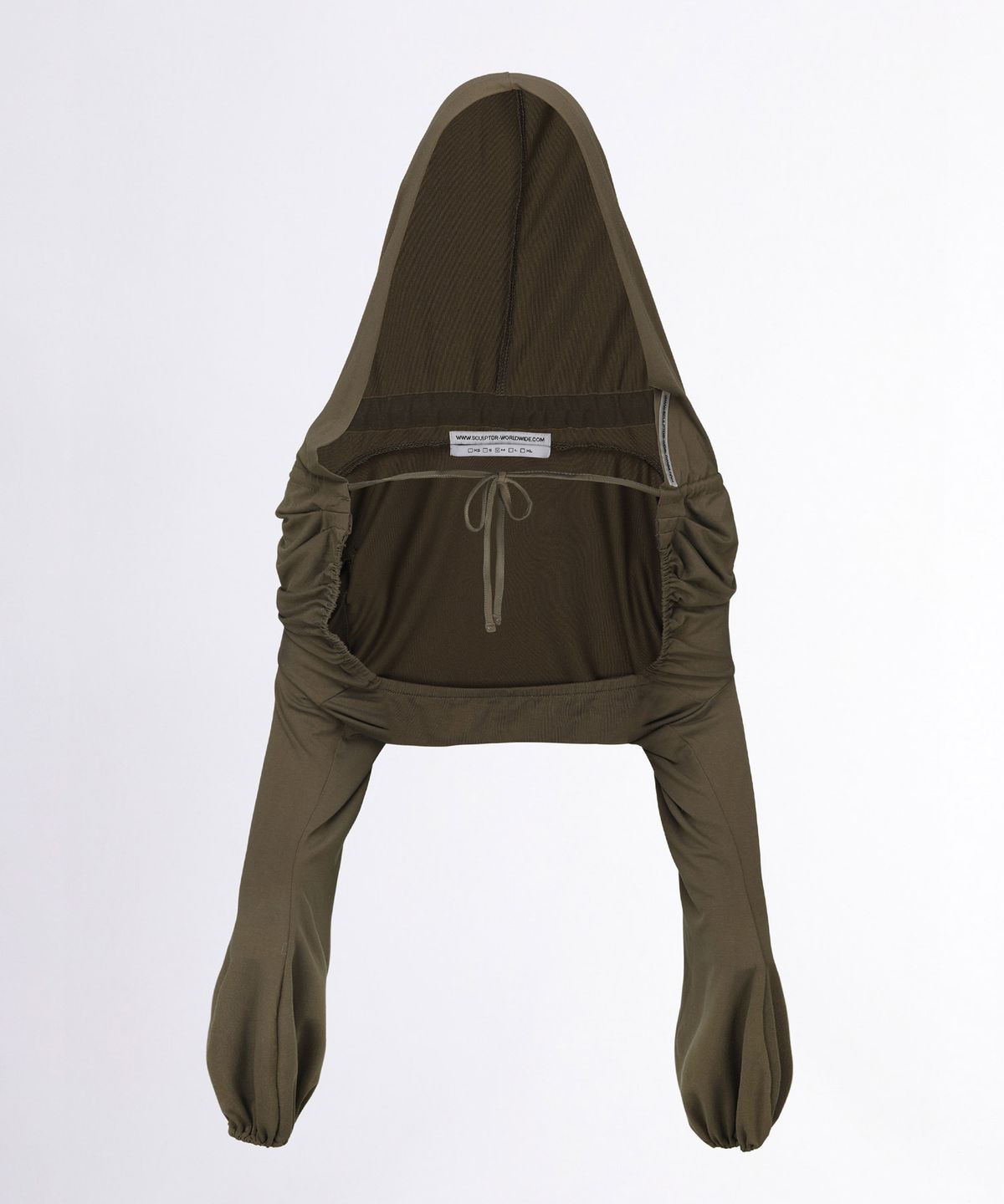 스컬프터(SCULPTOR) Jersey Priest Hoodie Bolero Khaki
