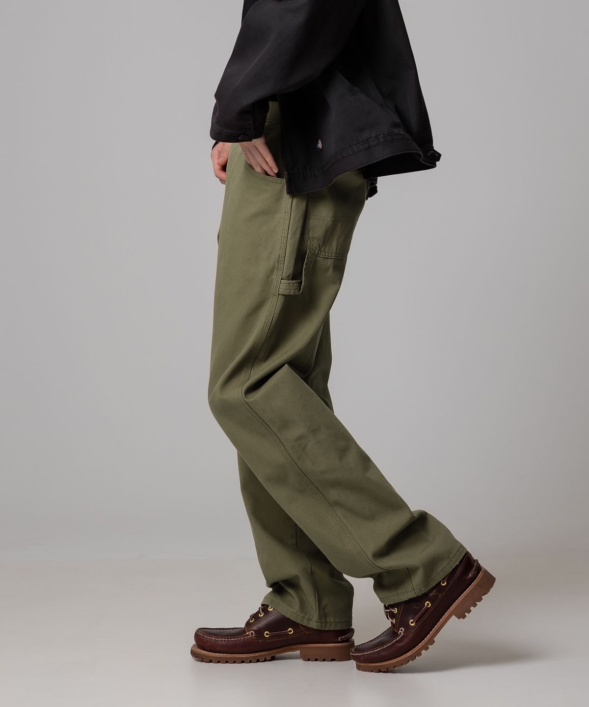 디키즈(DICKIES) 1939 덕 캔버스 카펜터 팬츠 Moss Green