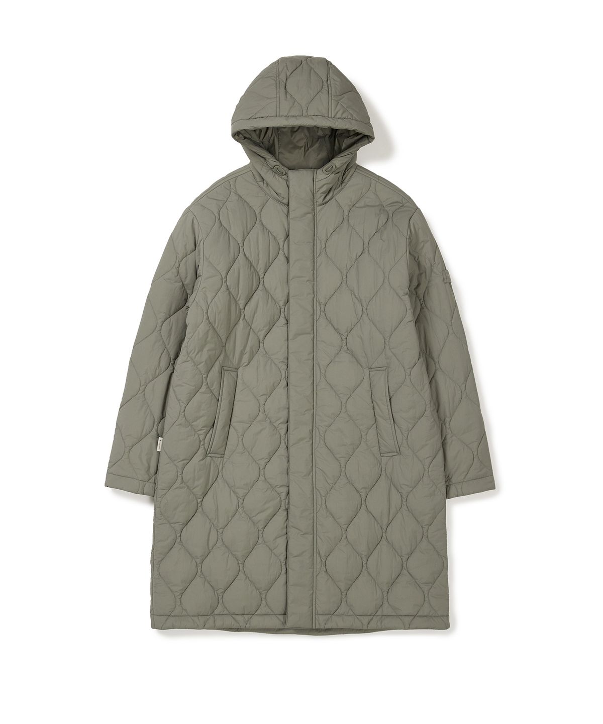 스노우피크 어패럴(SNOWPEAK APPAREL) 리사이클 퀼팅 롱 후드 자켓 (S24WUFPJ08) Khaki