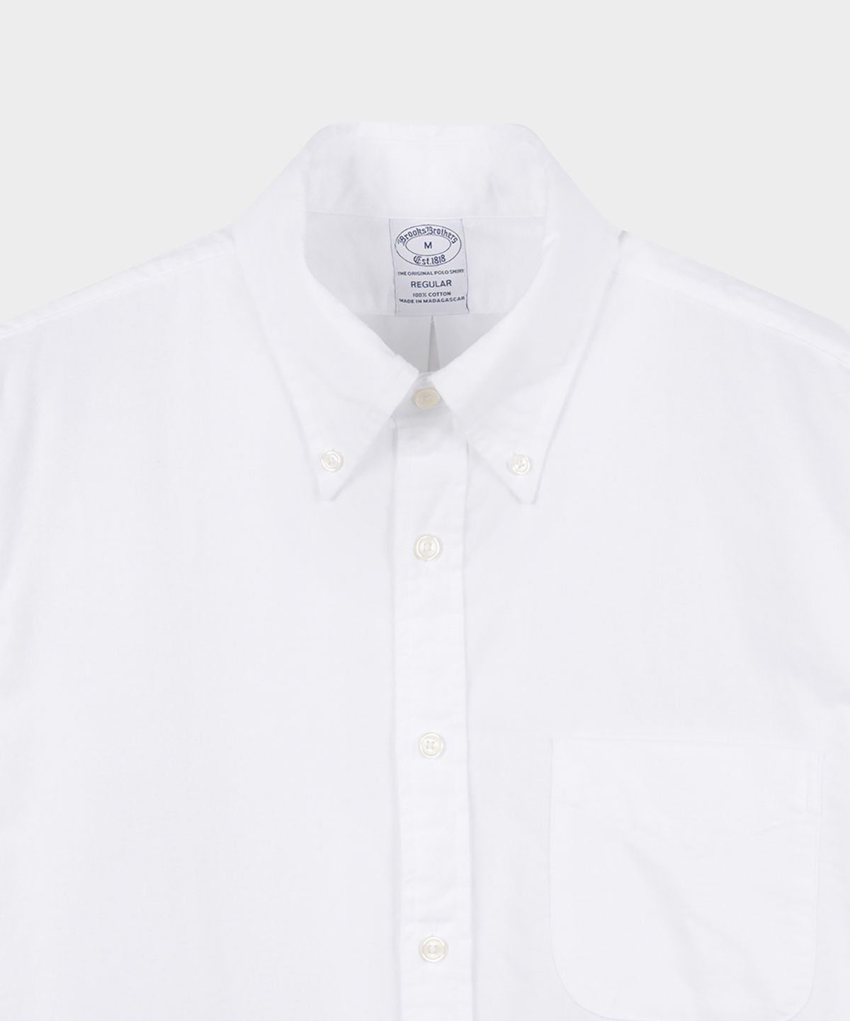 브룩스 브라더스(BROOKS BROTHERS) 소멜로스 플란넬 셔츠 (화이트) (BBTHMM6114AEW)