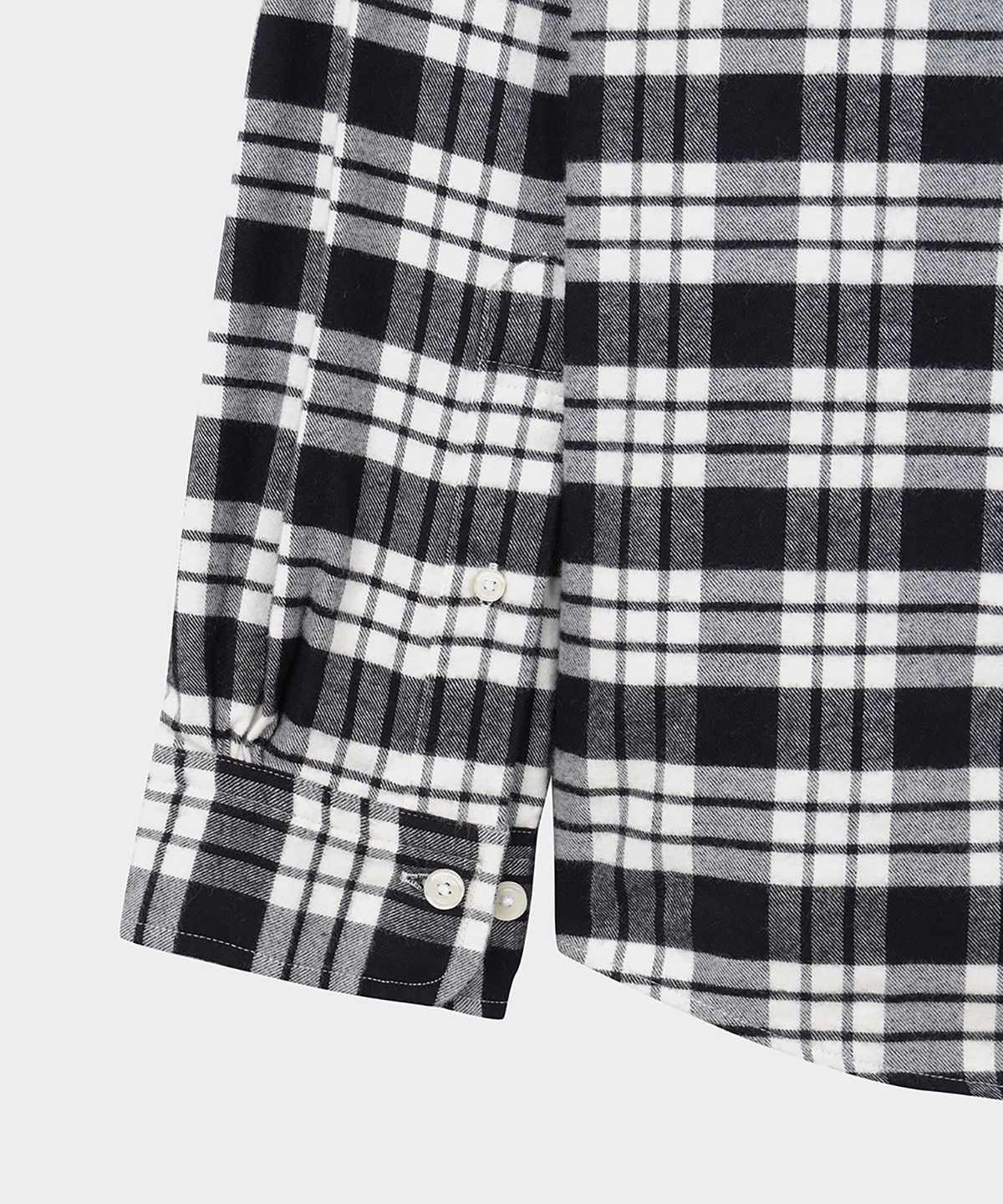 브룩스 브라더스(BROOKS BROTHERS) 소멜로스 플란넬 체크 셔츠 (화이트) (BBTHMM54767EW)