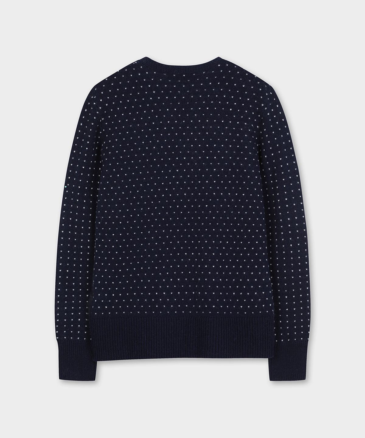 브룩스 브라더스(BROOKS BROTHERS) 메리노울 인타샤 스웨터 (네이비) (BBWRWF40767EF)