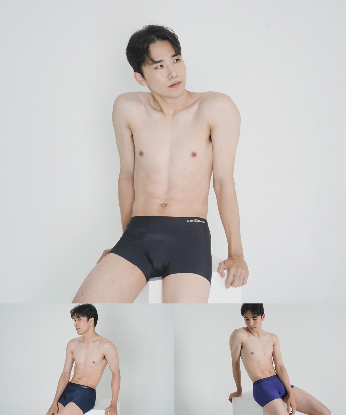 스미스테일러(SMITHTAYLOR) 실크터치 무봉제 심리스 드로즈 3종 pack