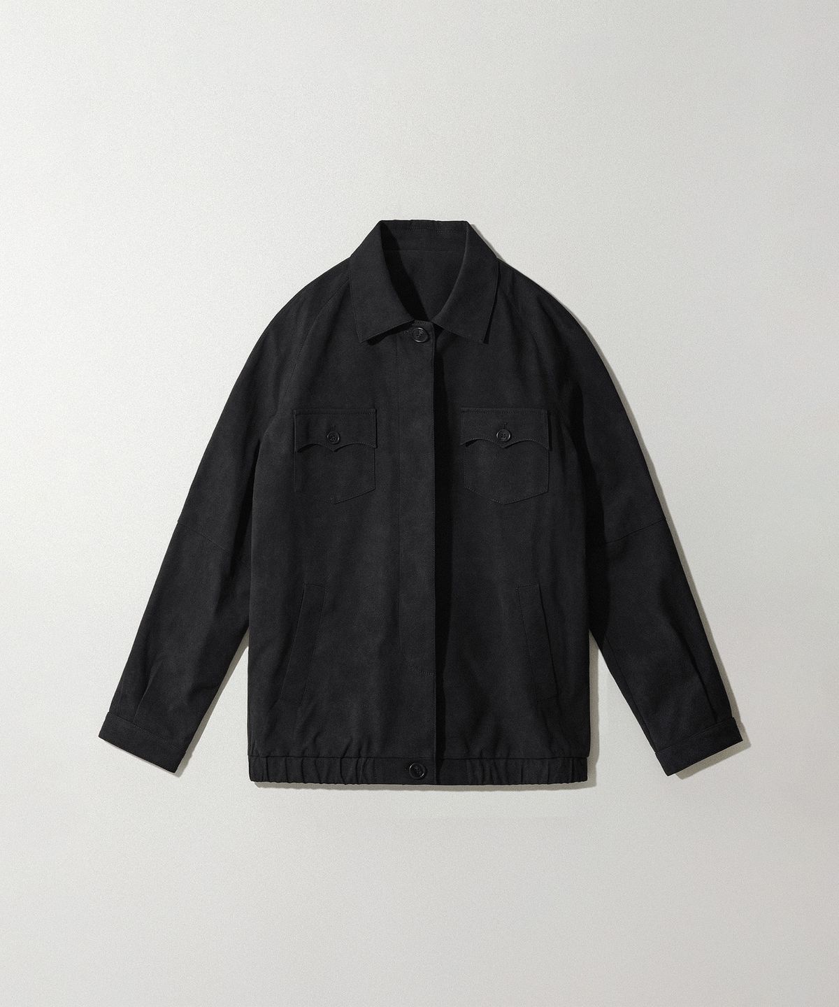 하우스 오브 폰드(HOUSE OF POND) Suede blouson jacket (Black)