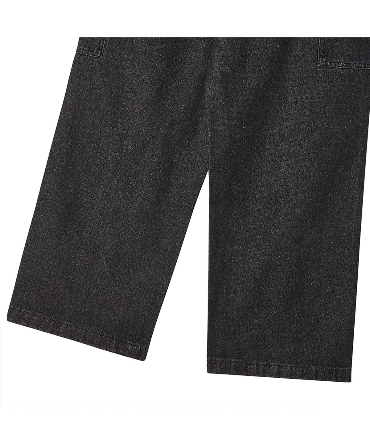 더그린랩(THE GREEN LAB) 카펜터 오비 밴딩 데님[블랙]