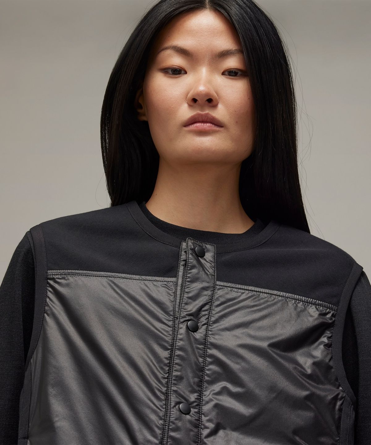 와이쓰리(Y-3) (W) 라이너 베스트 블랙 LINER VEST BLACK