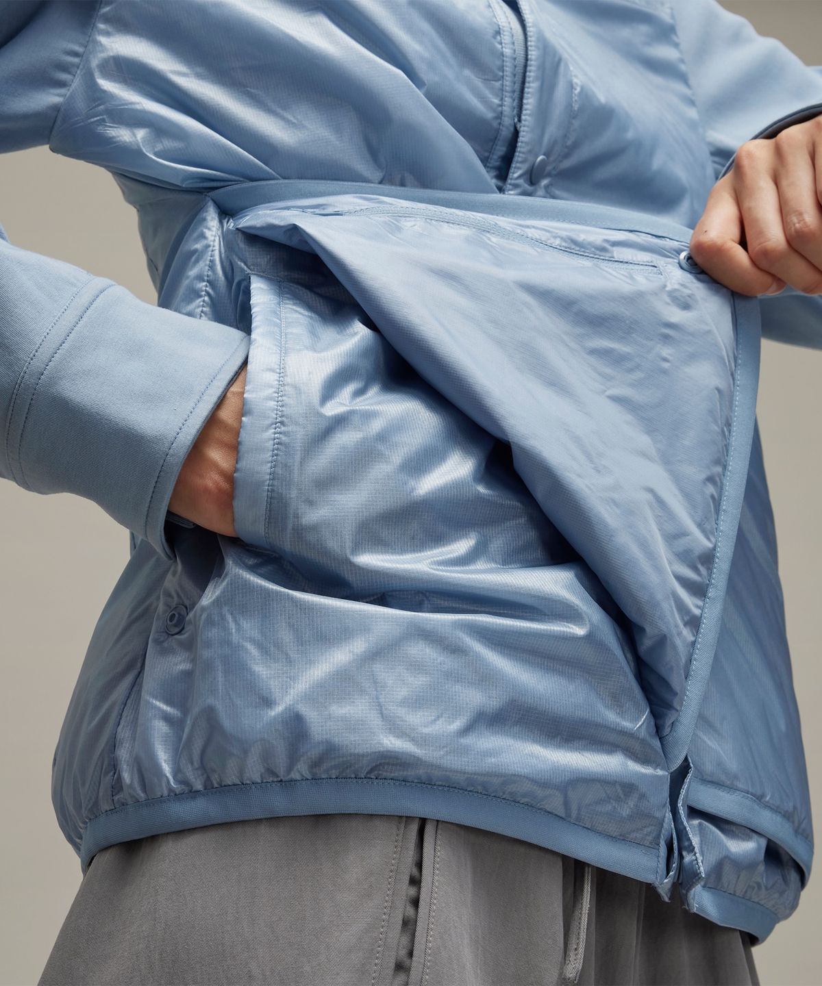 와이쓰리(Y-3) (W) 라이너 자켓 블루 LINER JKT TACBLU