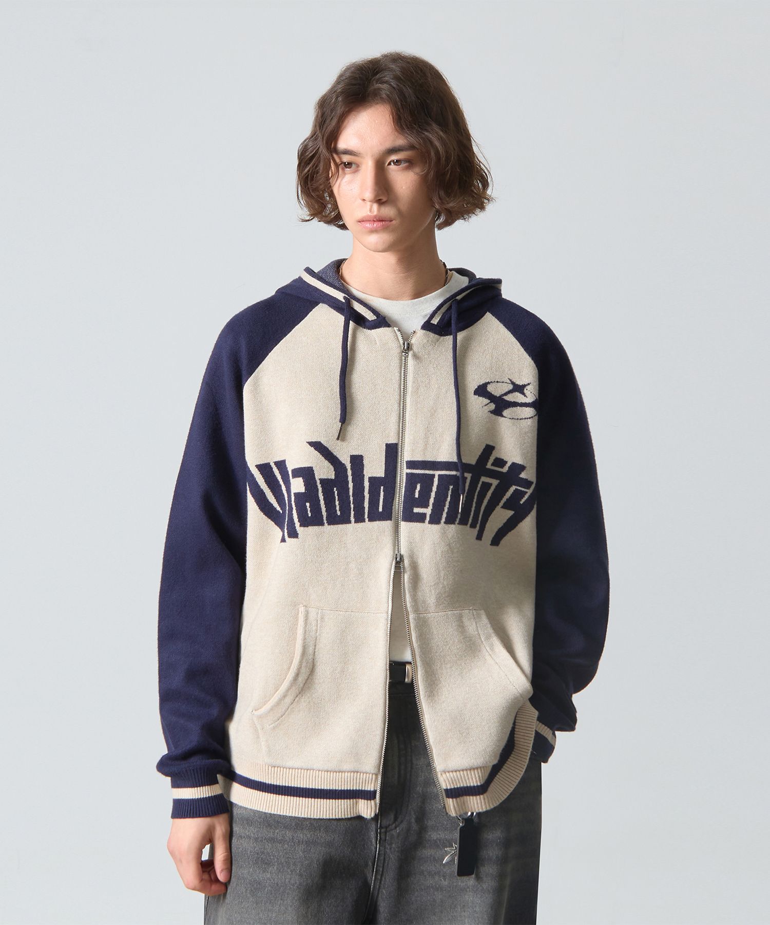 DIMITRI BLACK★VLAD TYPE-A Raglan Artwork Knit Hooded Zip-up MUSINSA | DIMITRI BLACK VLAD TYPE-A Raglan Artwork Knit