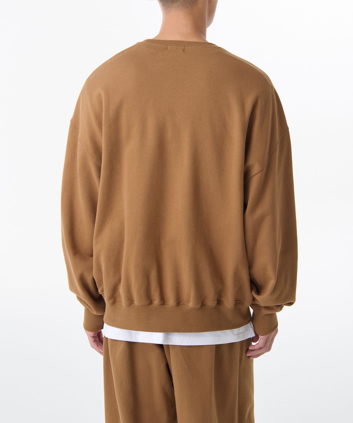 무신사 스탠다드(MUSINSA STANDARD) 루즈 벌룬 스웨트셔츠 [데저트 브라운]
