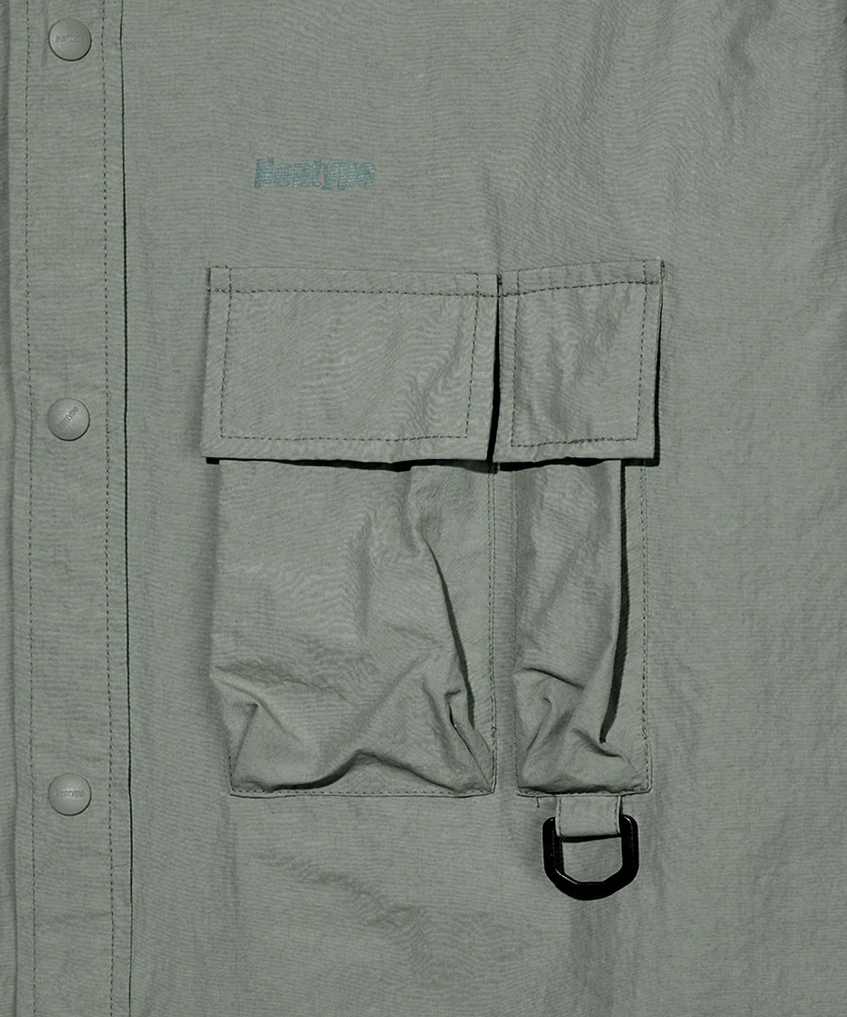 논타입(NONTYPE) MESH CARGO SHIRTS (GRAY)