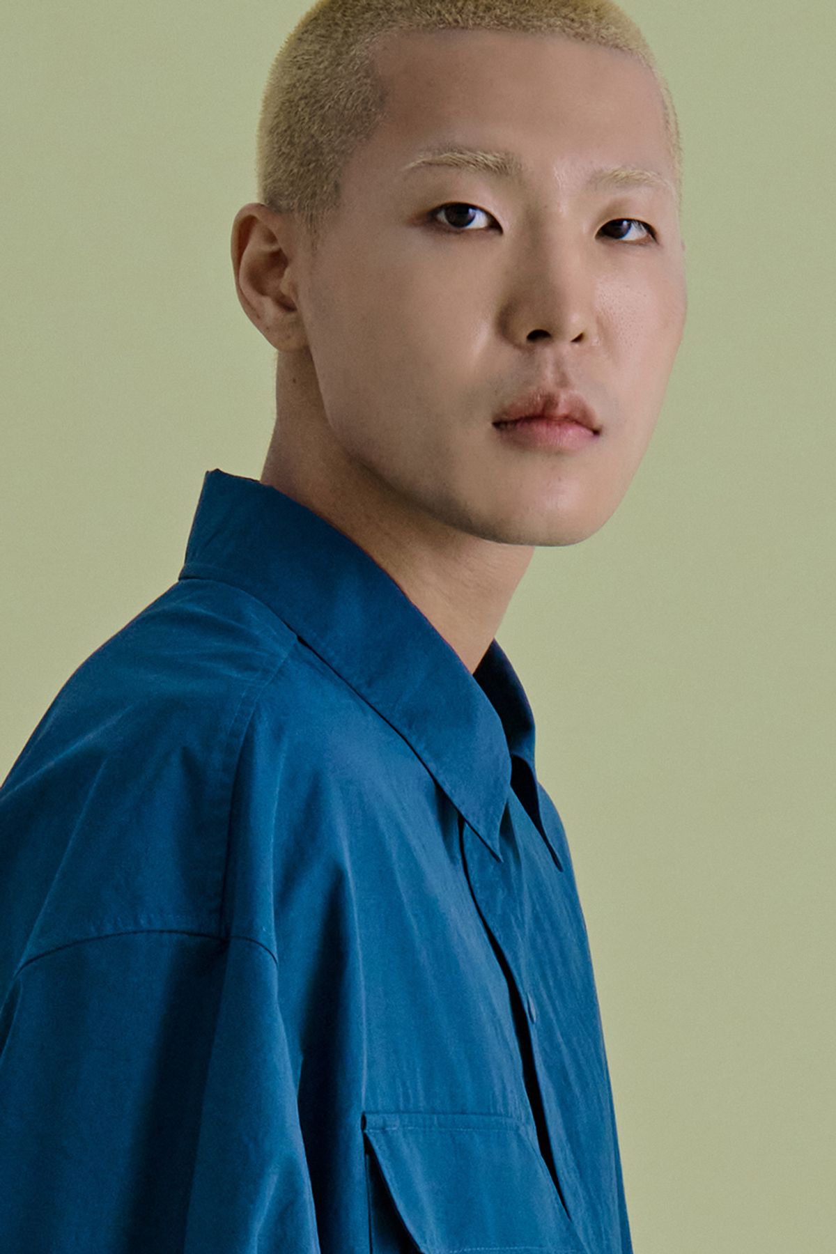 논타입(NONTYPE) MESH CARGO SHIRTS (BLUE)