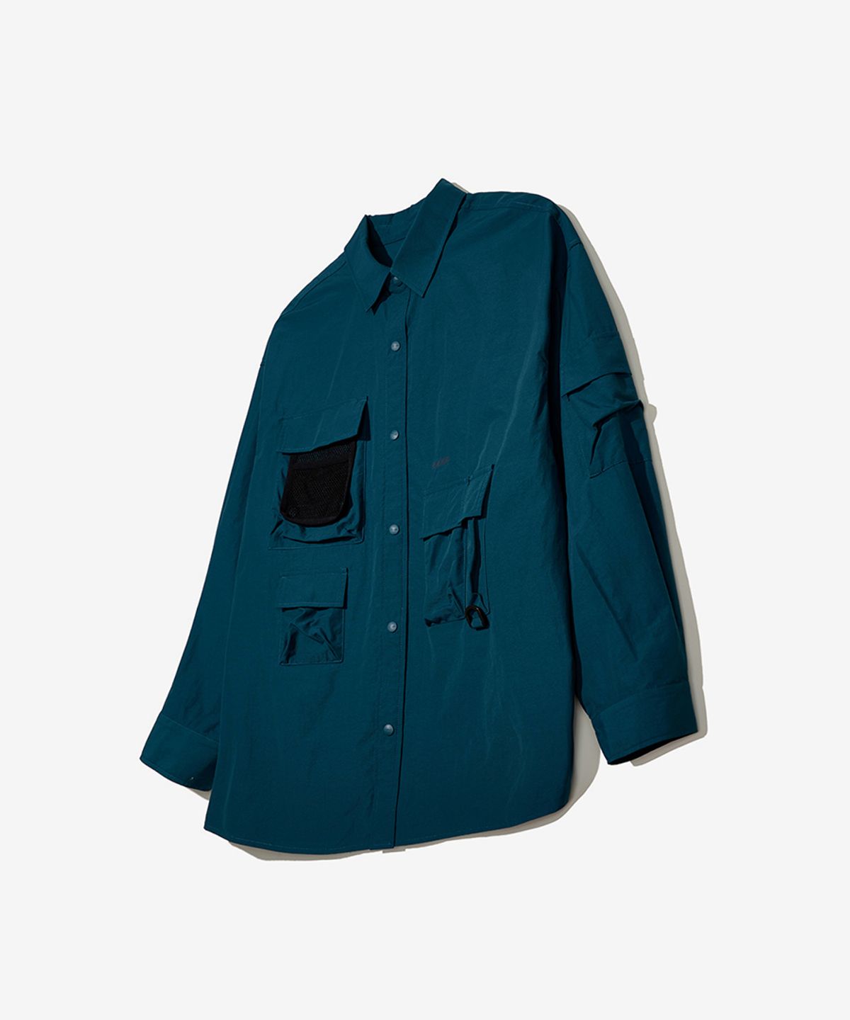 논타입(NONTYPE) MESH CARGO SHIRTS (BLUE)