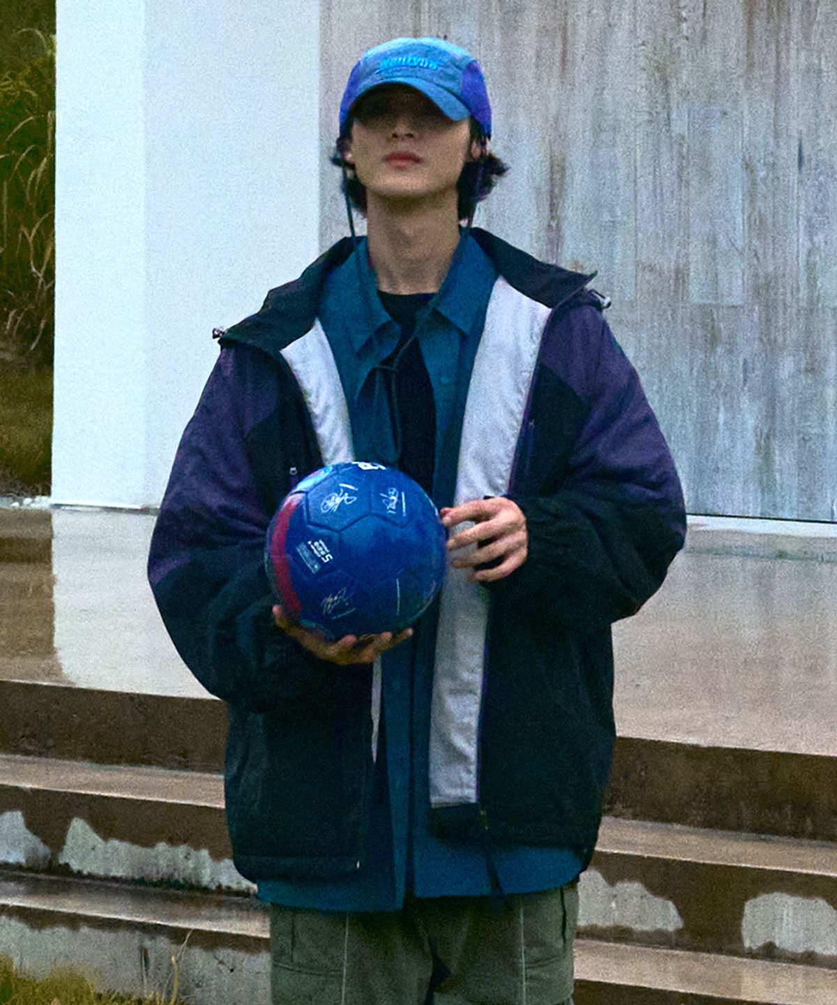 논타입(NONTYPE) COLOR BLOCKED JUMPER (BLACK)