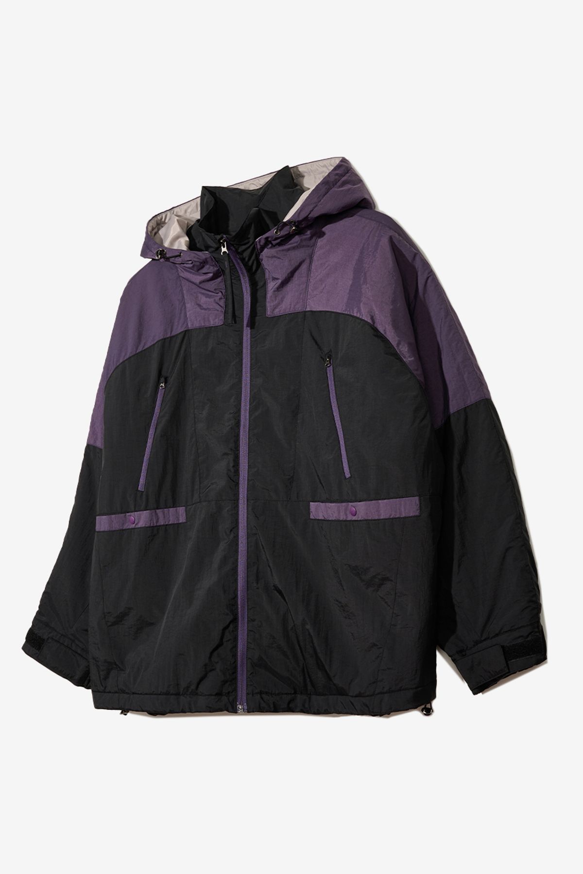 논타입(NONTYPE) COLOR BLOCKED JUMPER (BLACK)