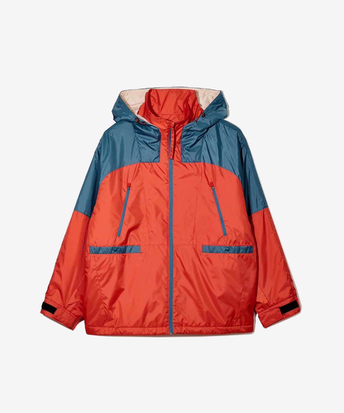 논타입(NONTYPE) COLOR BLOCKED JUMPER (RED)
