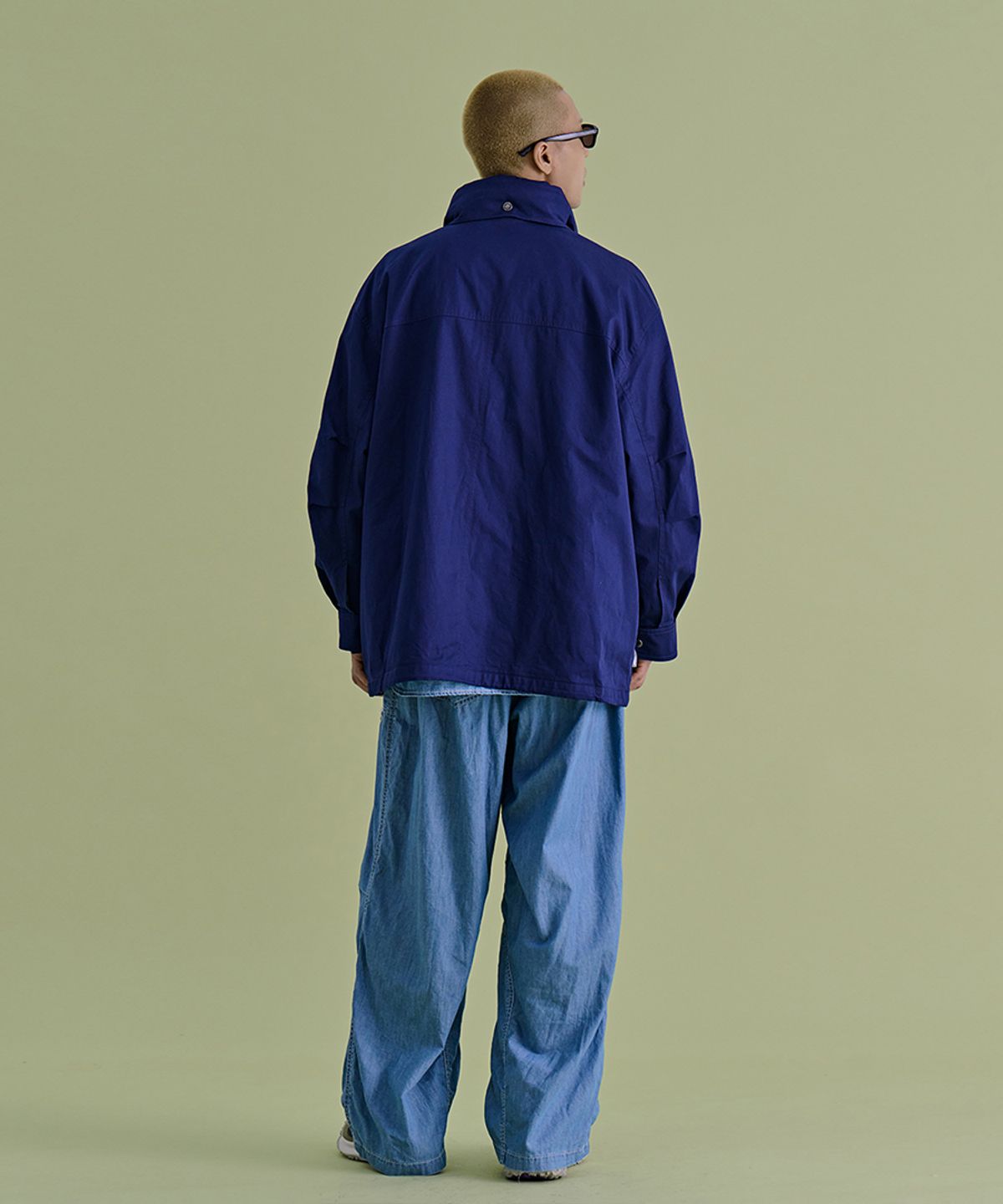 논타입(NONTYPE) 3D POCKET JUMPER (NAVY)