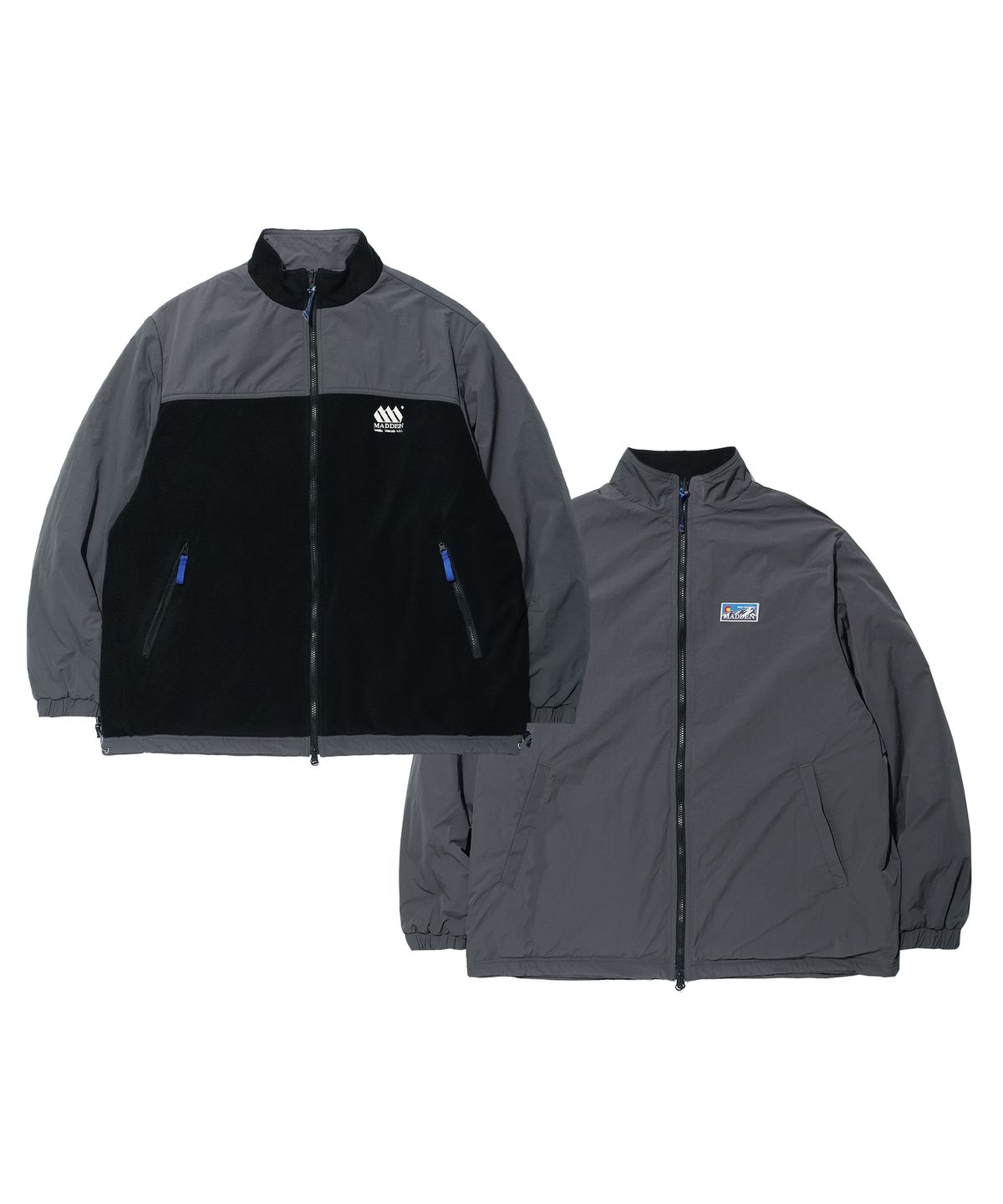 매든(MADDEN) FUNNY REVERSIBLE JACKET CHARCOAL