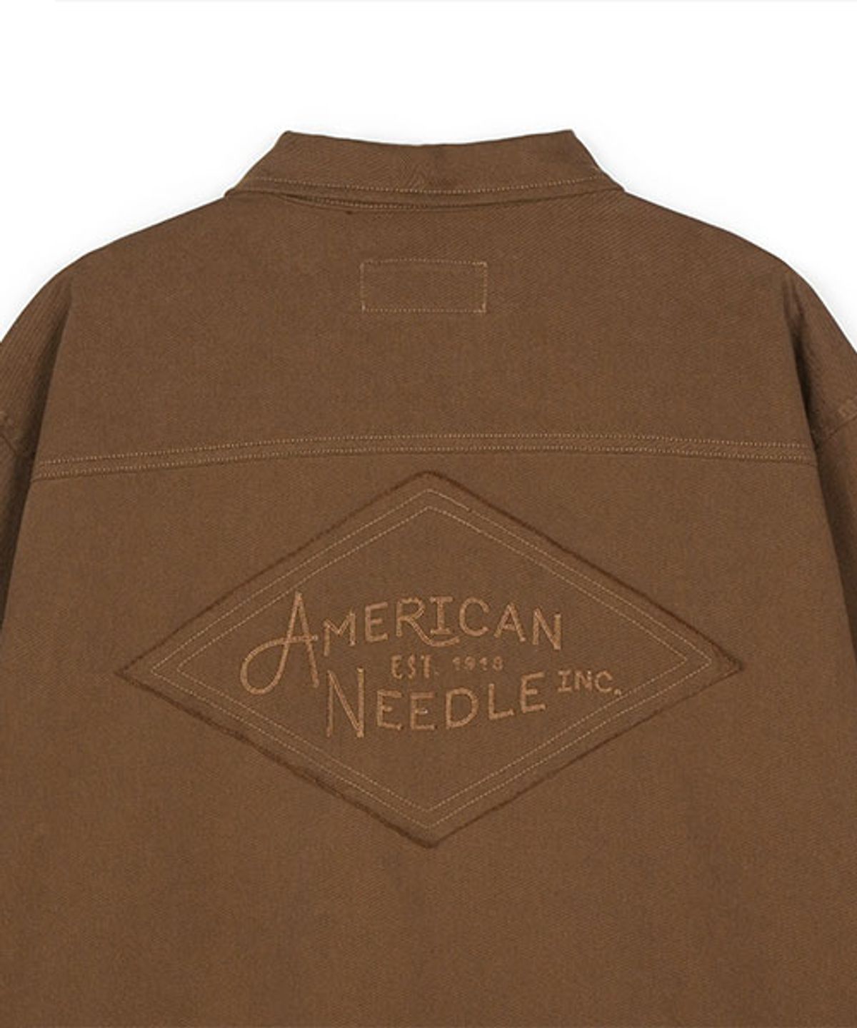 아메리칸니들(AMERICAN NEEDLE) TRUCKER PATCH JACKET - BROWN