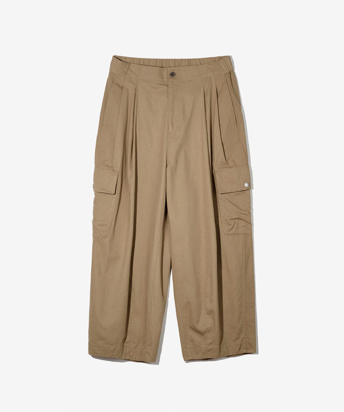 논타입(NONTYPE) BIG POT WIDE PANTS (BEIGE)