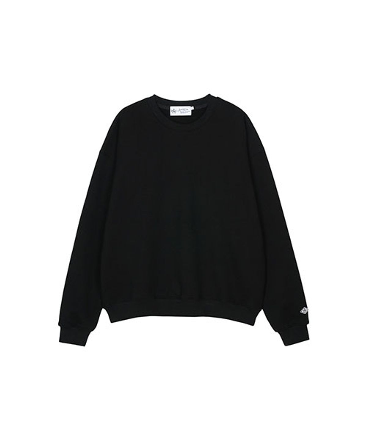 아메리칸니들(AMERICAN NEEDLE) AN BASIC PATCH SWEATSHIRT - BLACK