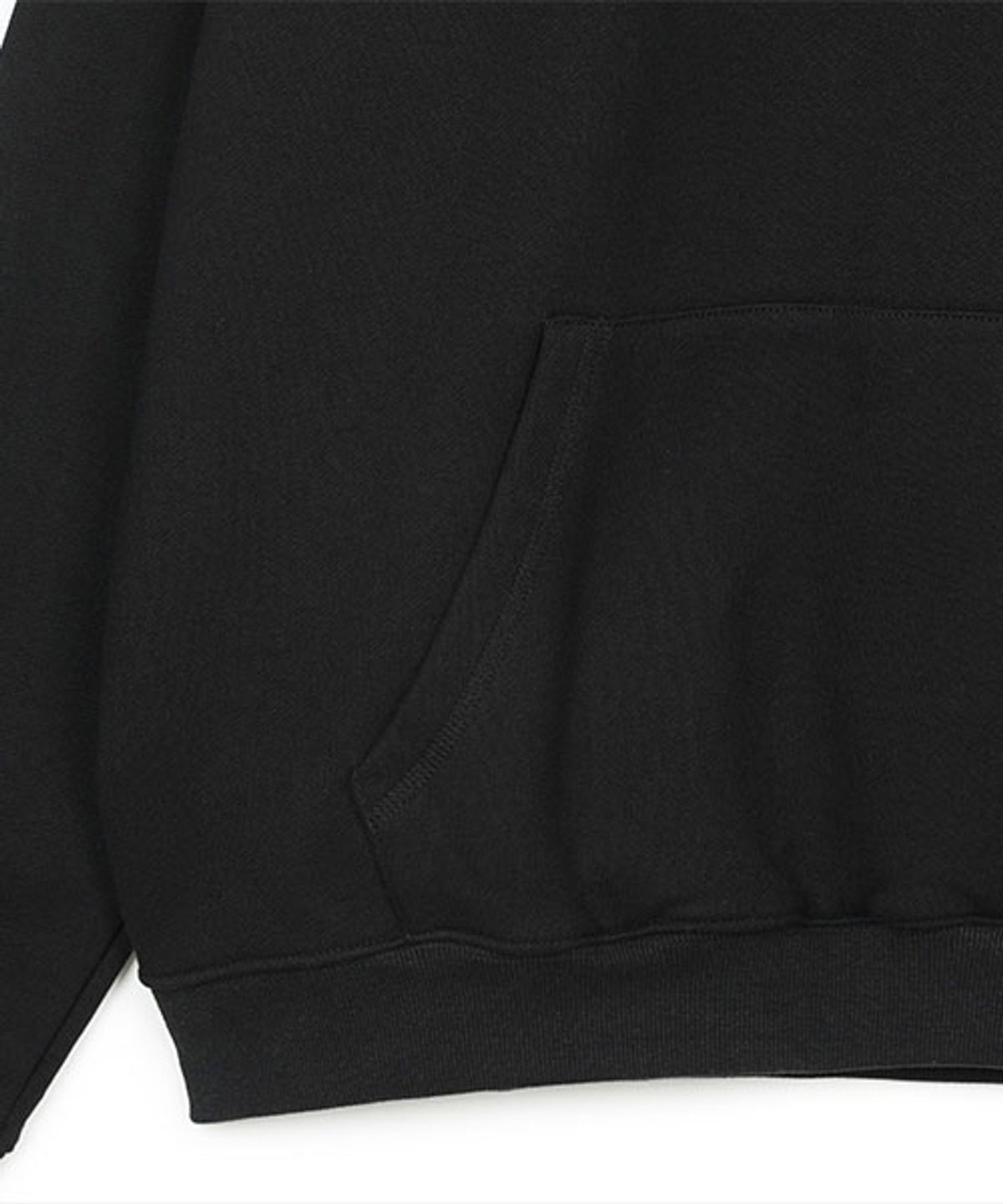 아메리칸니들(AMERICAN NEEDLE) AN BASIC PATCH HOODIE - BLACK