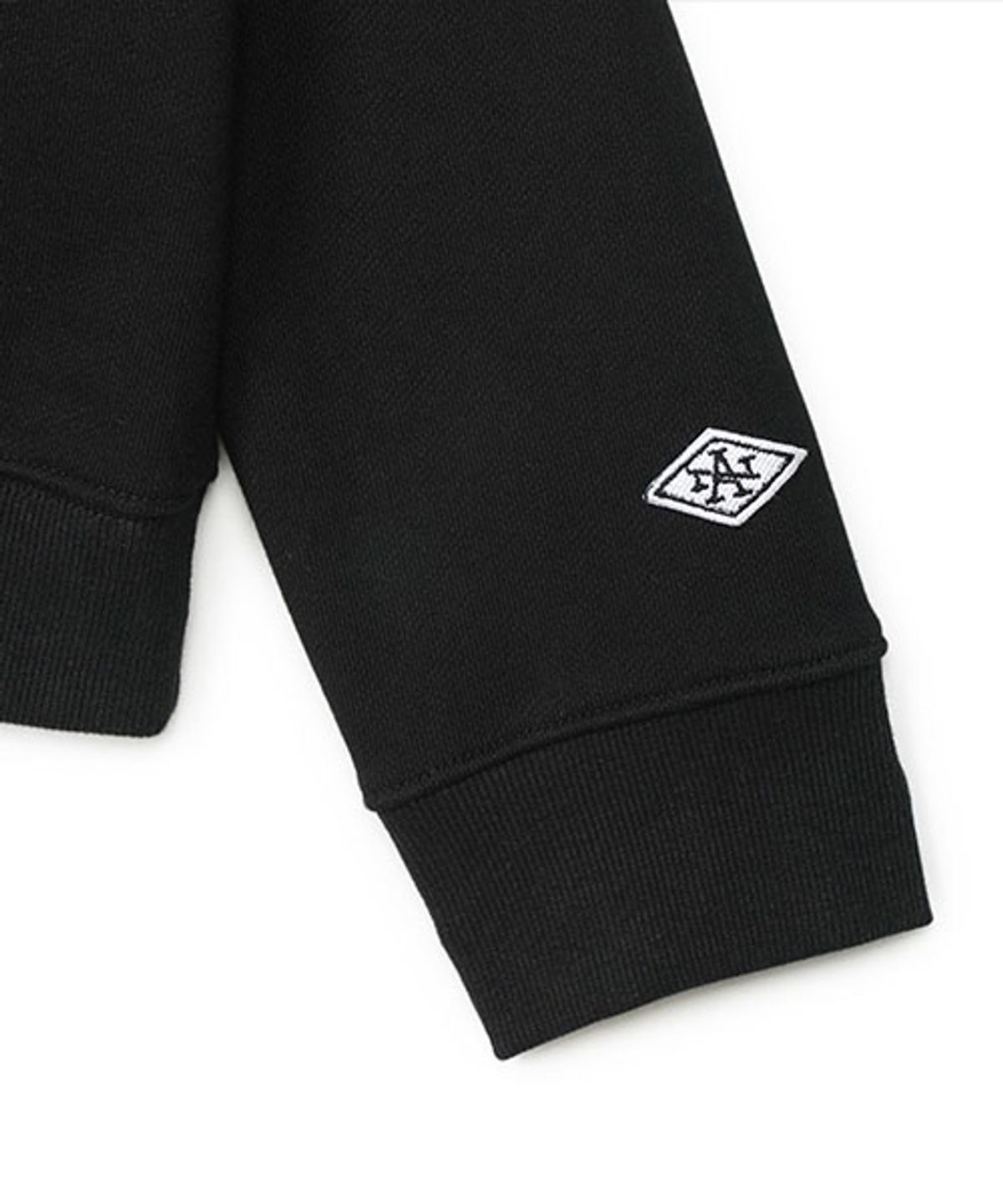 아메리칸니들(AMERICAN NEEDLE) AN BASIC PATCH HOODIE - BLACK