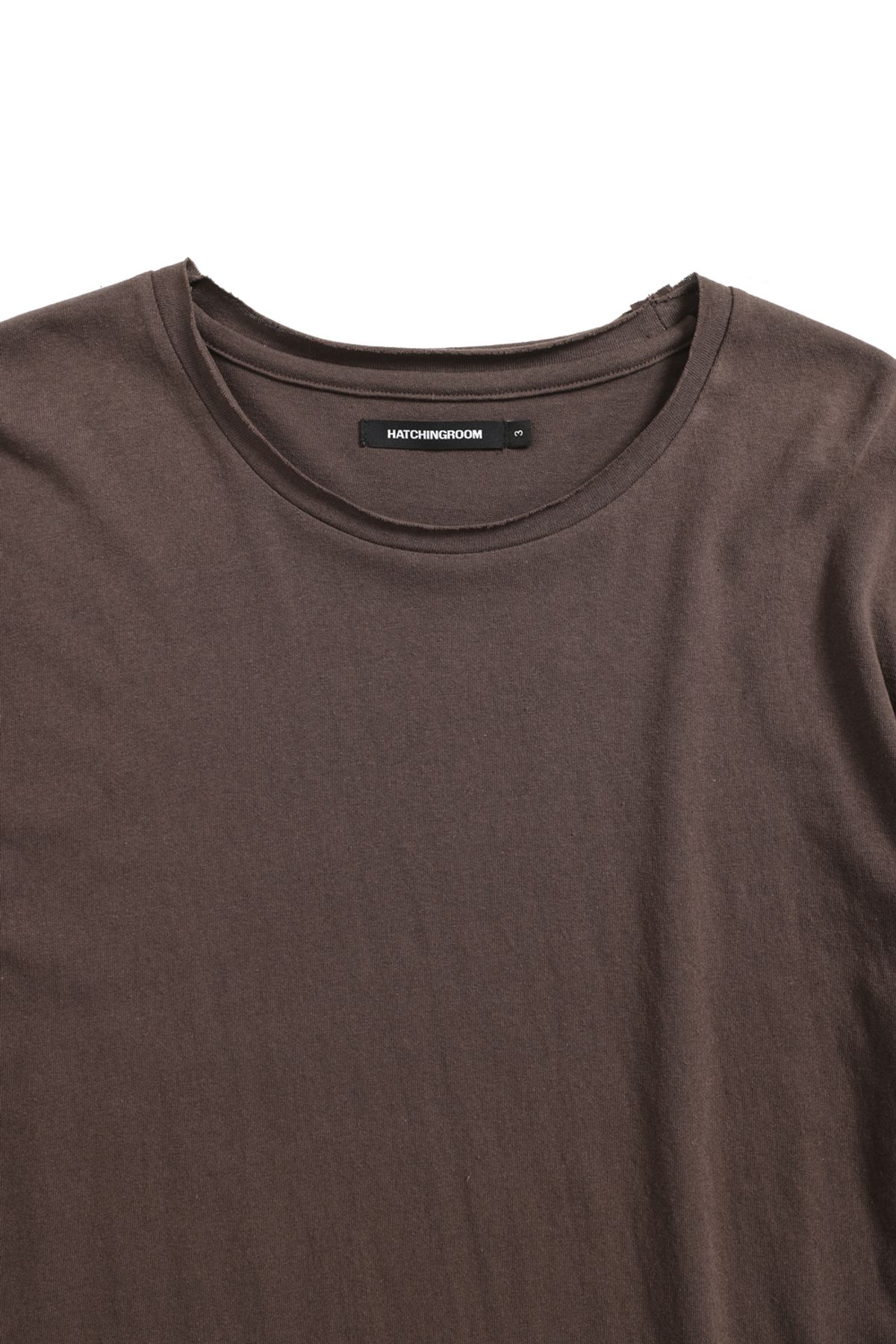 해칭룸(HATCHINGROOM) Boxer Tee Dark Brown