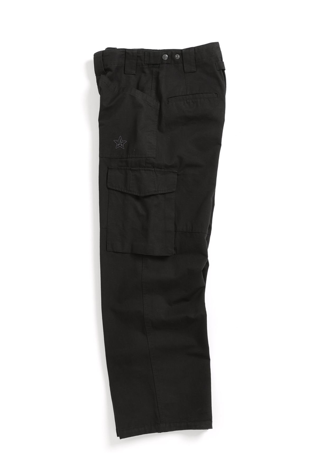 해칭룸(HATCHINGROOM) VTG Star Fatigue Pants Washed Black