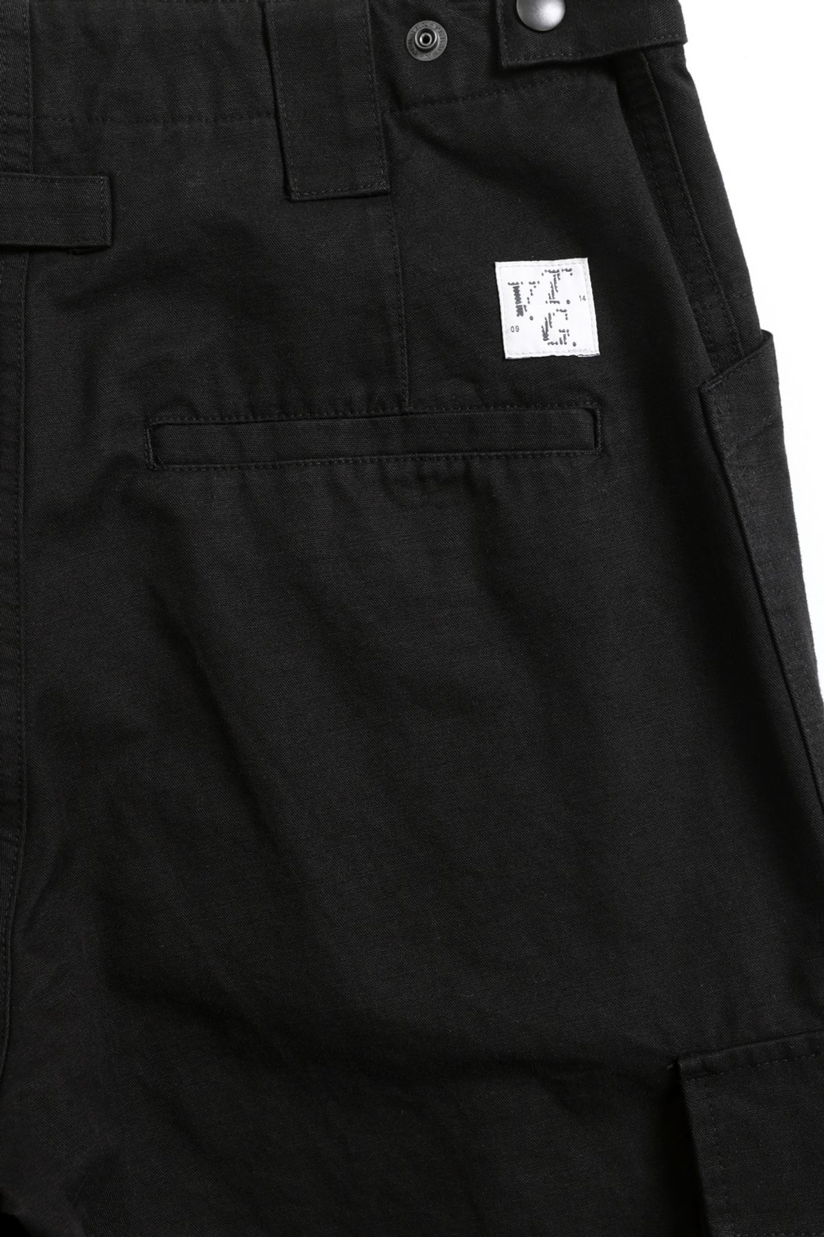 해칭룸(HATCHINGROOM) VTG Star Fatigue Pants Washed Black