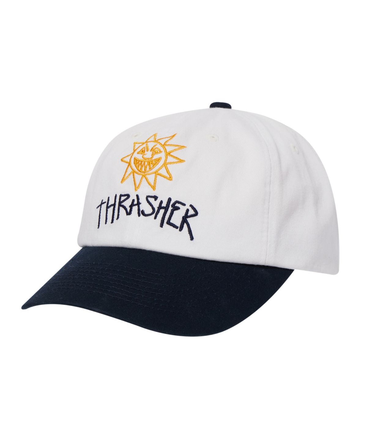 트레셔(THRASHER) 스케치 로고 투톤 볼캡 아이보리