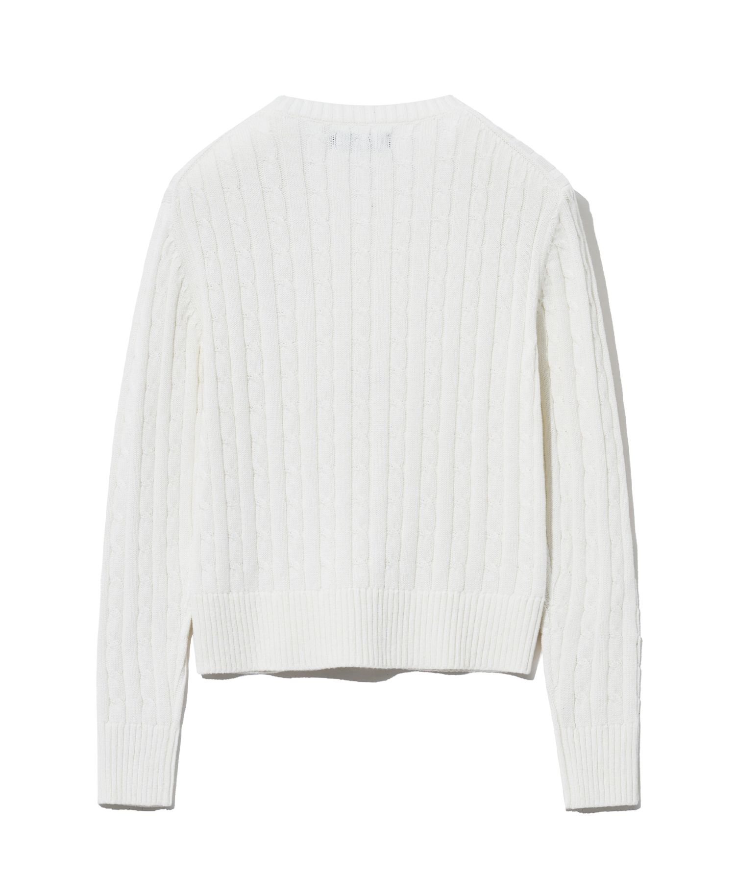 ☆YALE☆ COMFORT COOL ROUND KNIT IVORY YEM1KT109AIV MUSINSA | YALE Comfort Cool Slit Neck Polo Knit Ivory