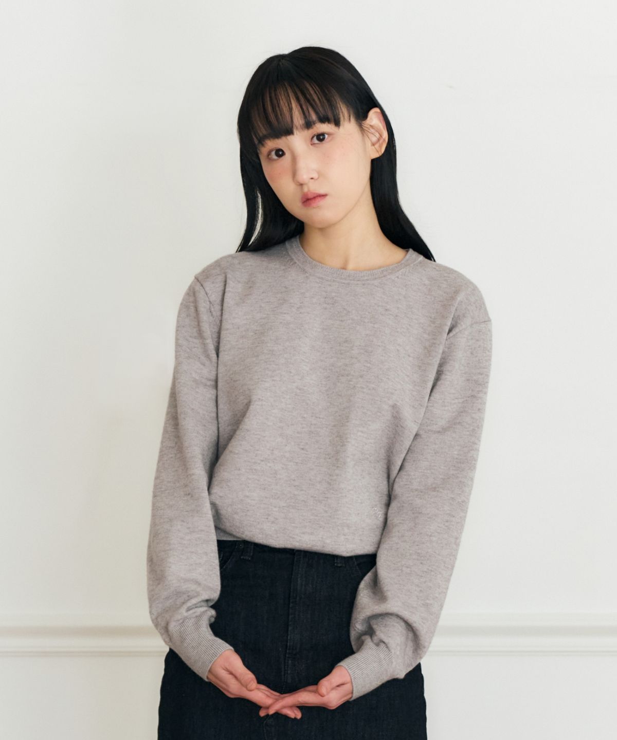 니주르(KNIZURE) 데일리 소프트 라운드 벨 풀오버_5COLOR