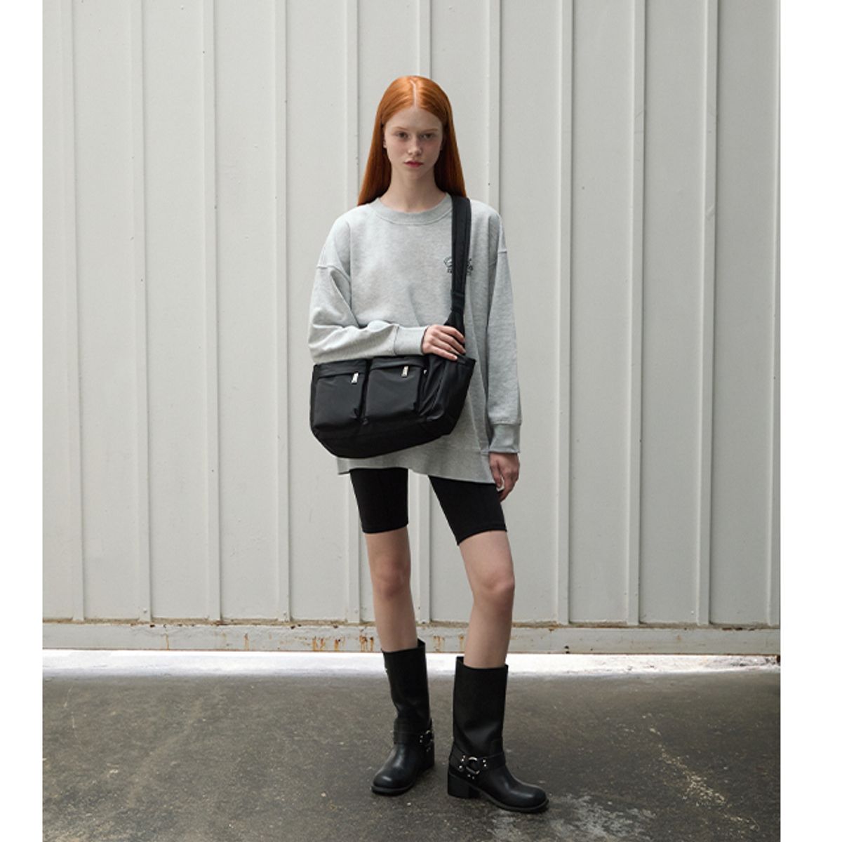 랩(LAP) TWO POCKET CROSS BAG AQ7AB806