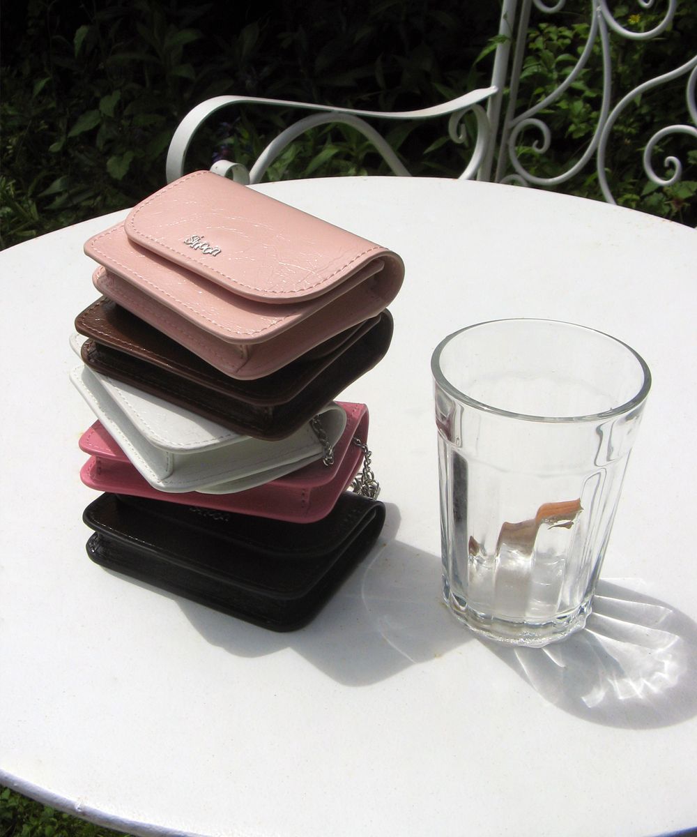 MUSINSA公式 | SINOON Sinoon Logo Card Wallet (Soft Pink)