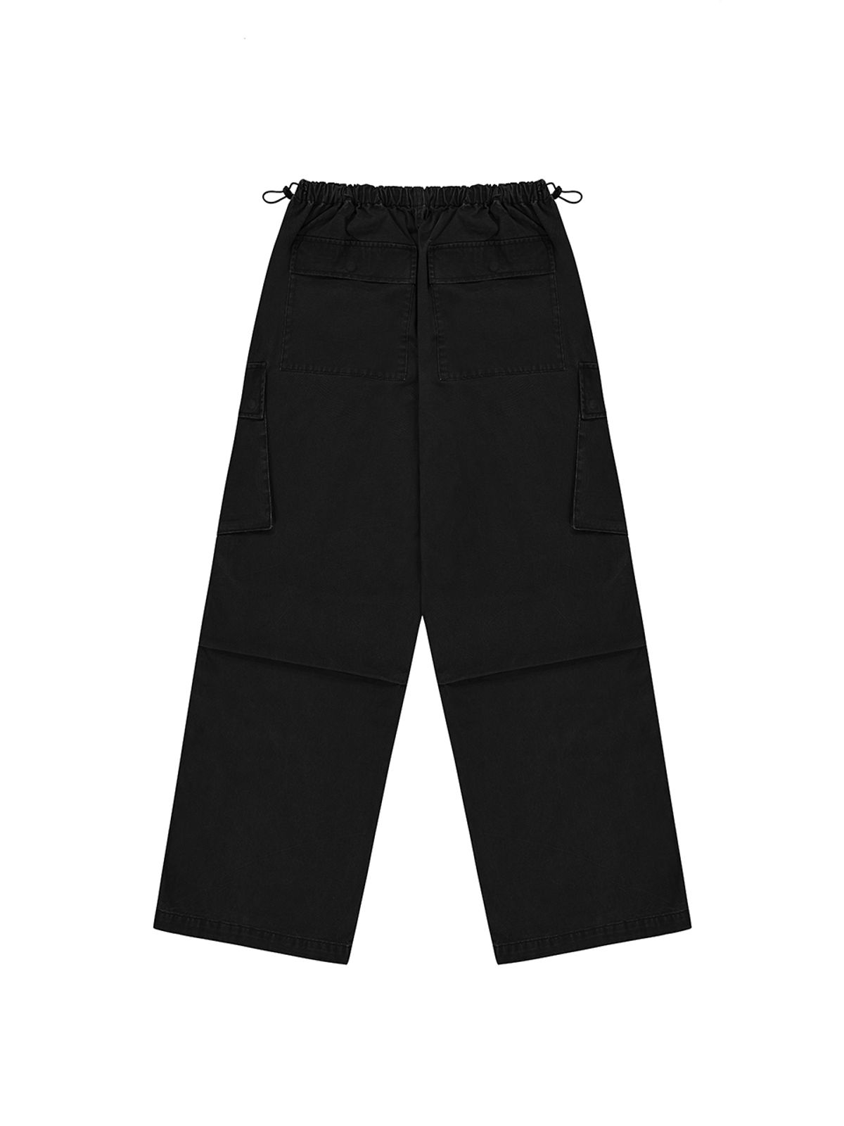 에즈이프 캘리(ASIF CALIE) WASH PARACHUTE CARGO PANTS BLACK