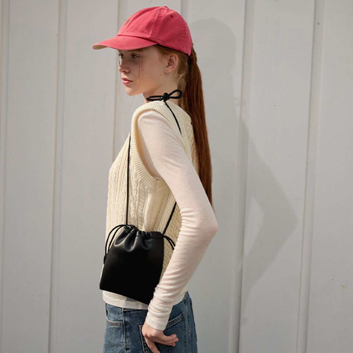 랩(LAP) DRAW STRING MINI BAG AQ7AB819