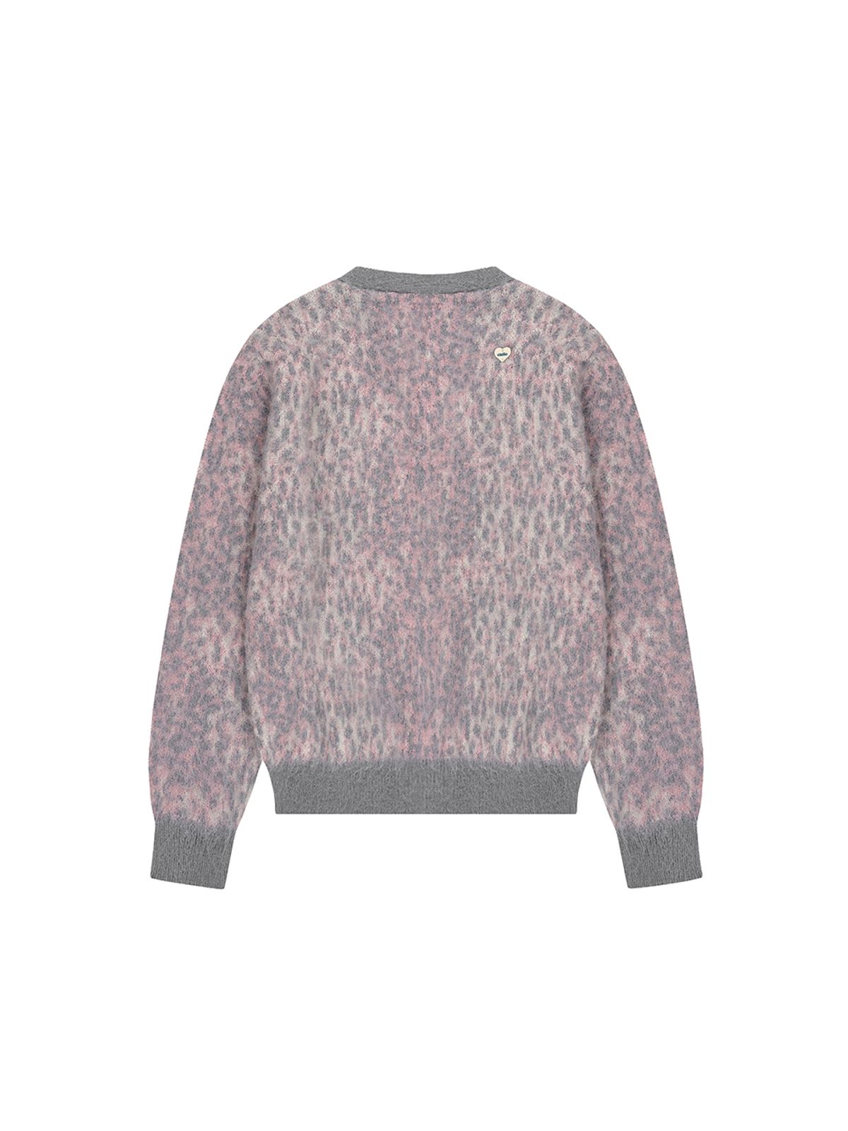 에즈이프 캘리(ASIF CALIE) LEOPARD KNIT CARDIGAN PINK