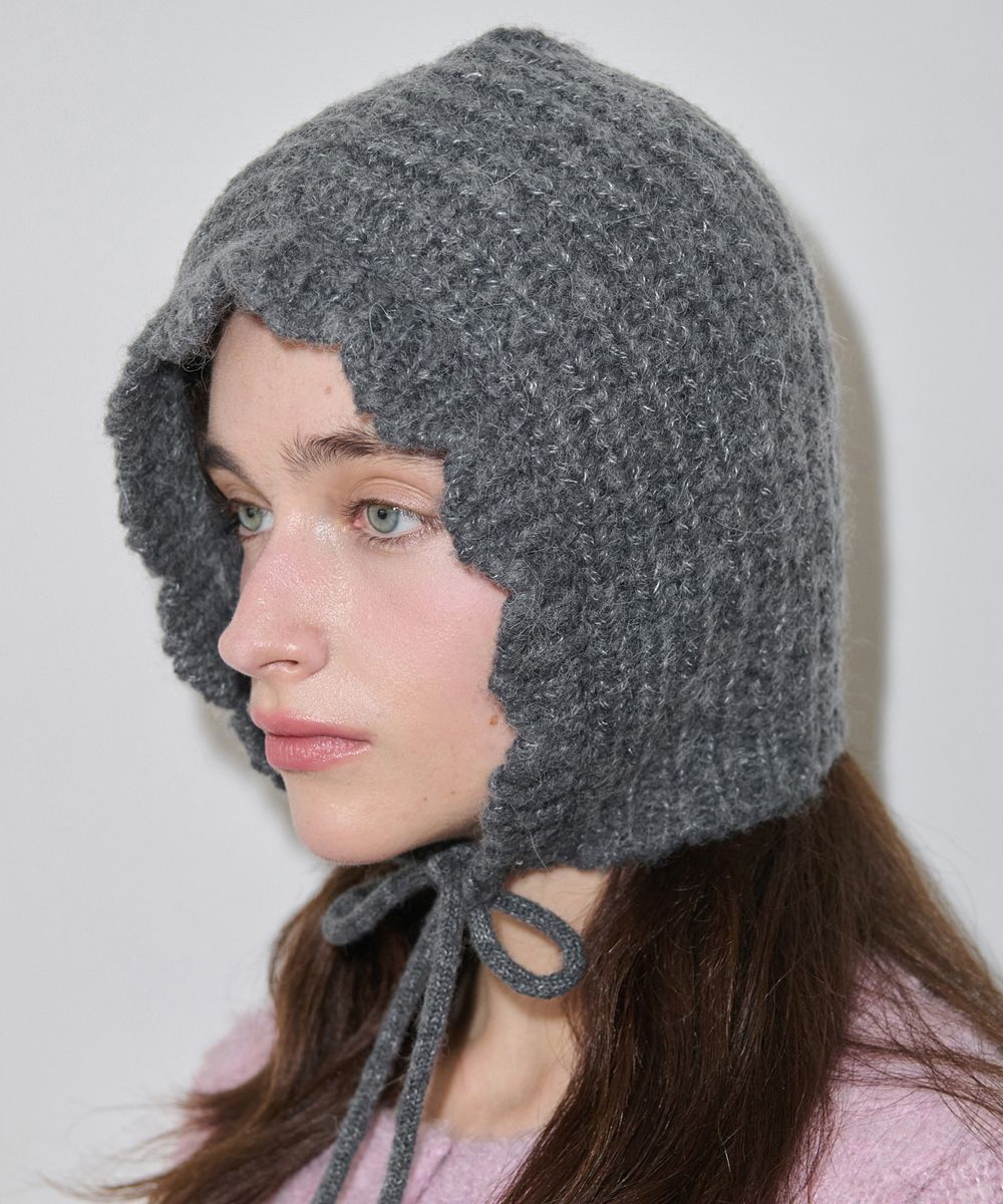 「高評価！」注目のレビュ MUSINSA | Grey) Melange (Dark Hat Bonnet Knit SINOON 帽子