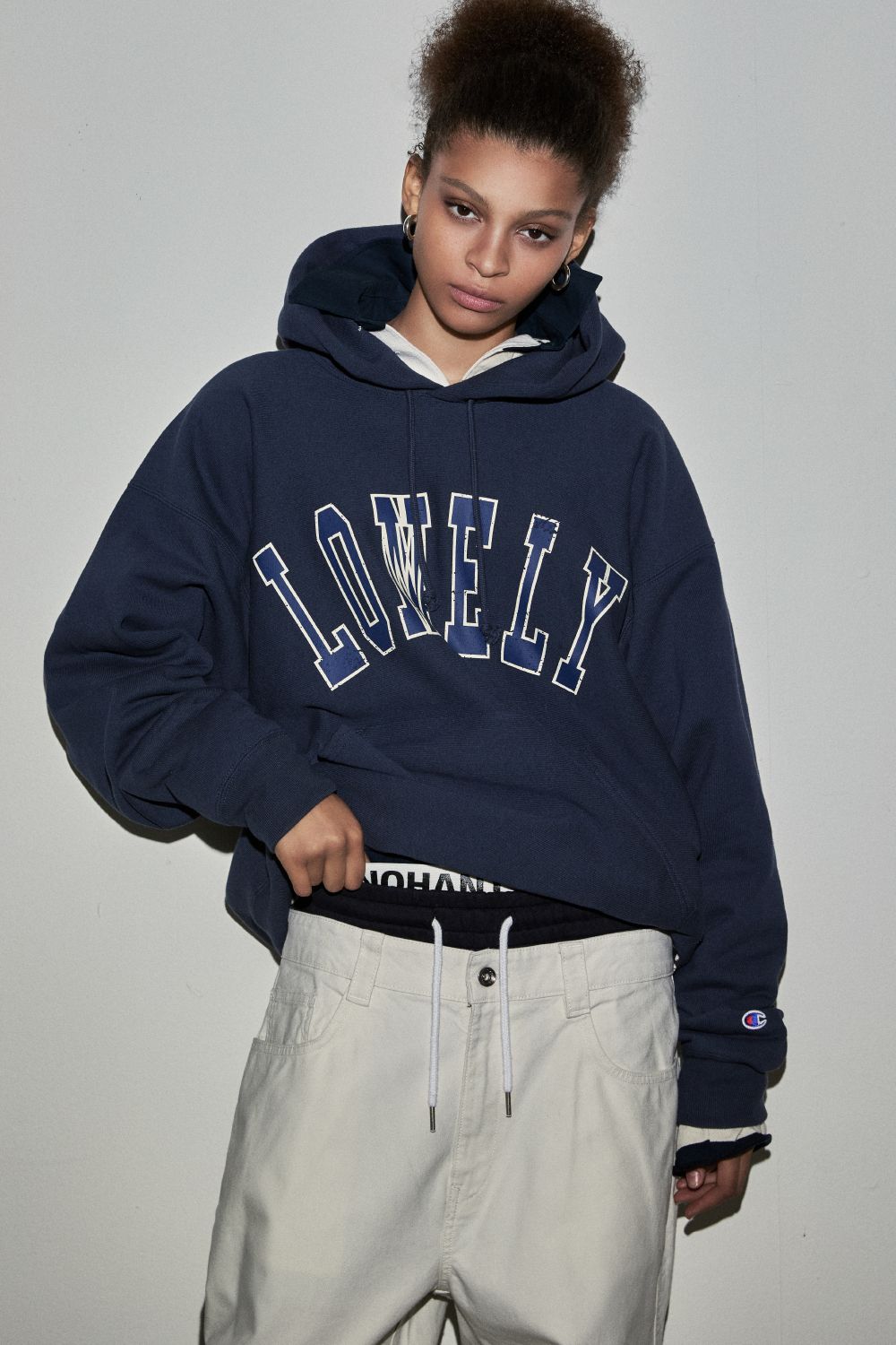 MUSINSA | NOHANT [Champion x NOHANT] Reverse Weave® LONELY