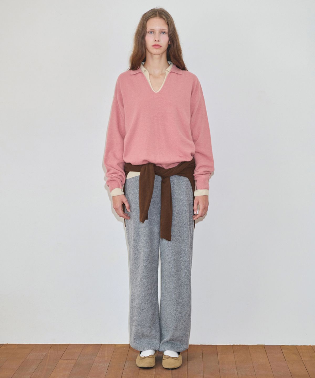 시눈(SINOON) Soft Easy Pants (Melange Grey)