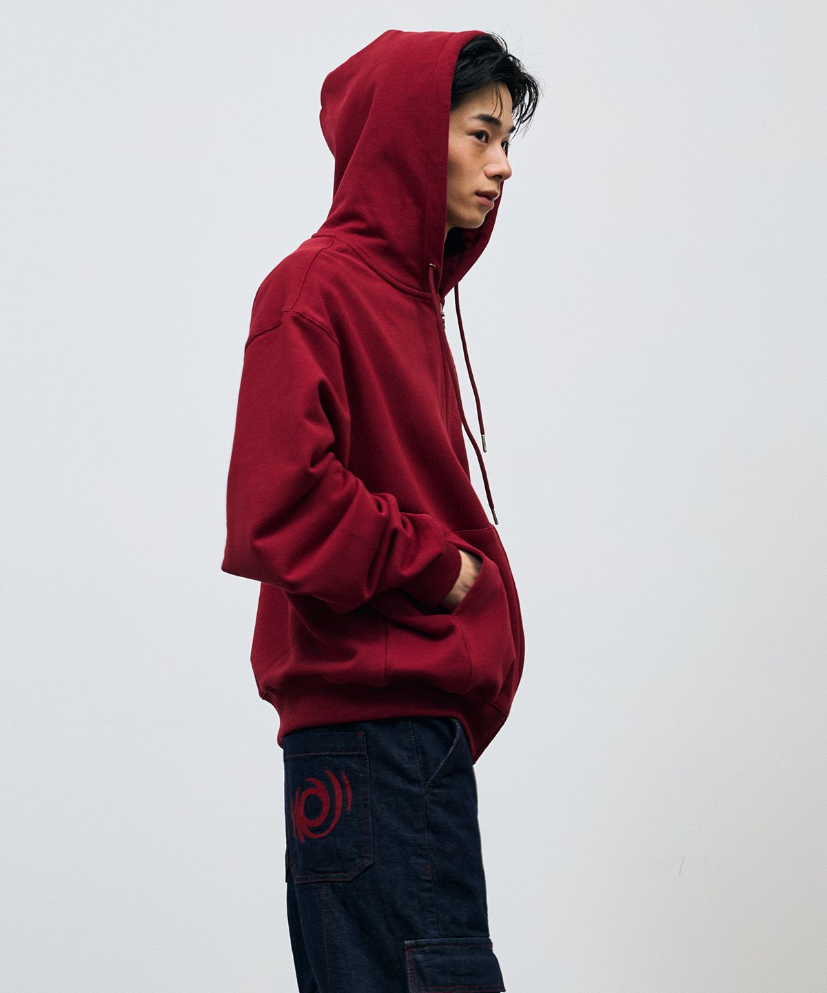 베테제(VETEZE) 오브에 스타리본 후드 집업 (3color)
