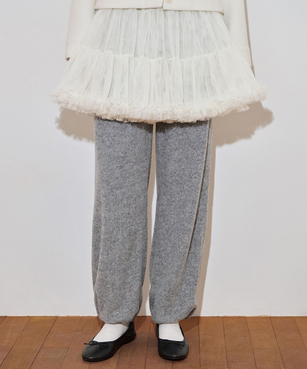 시눈(SINOON) Tute Skirt (Cream)